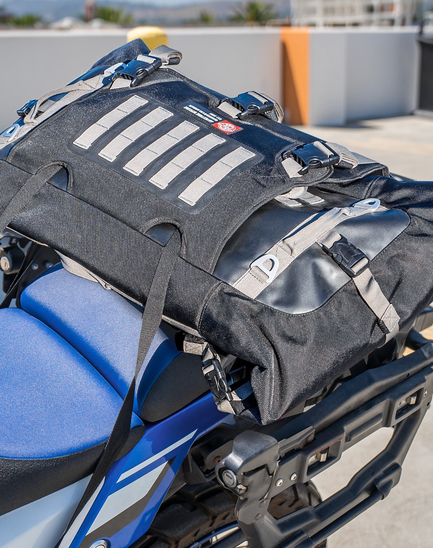 40L - Apex Suzuki ADV Touring Duffel Bag Lifestyle Vertical