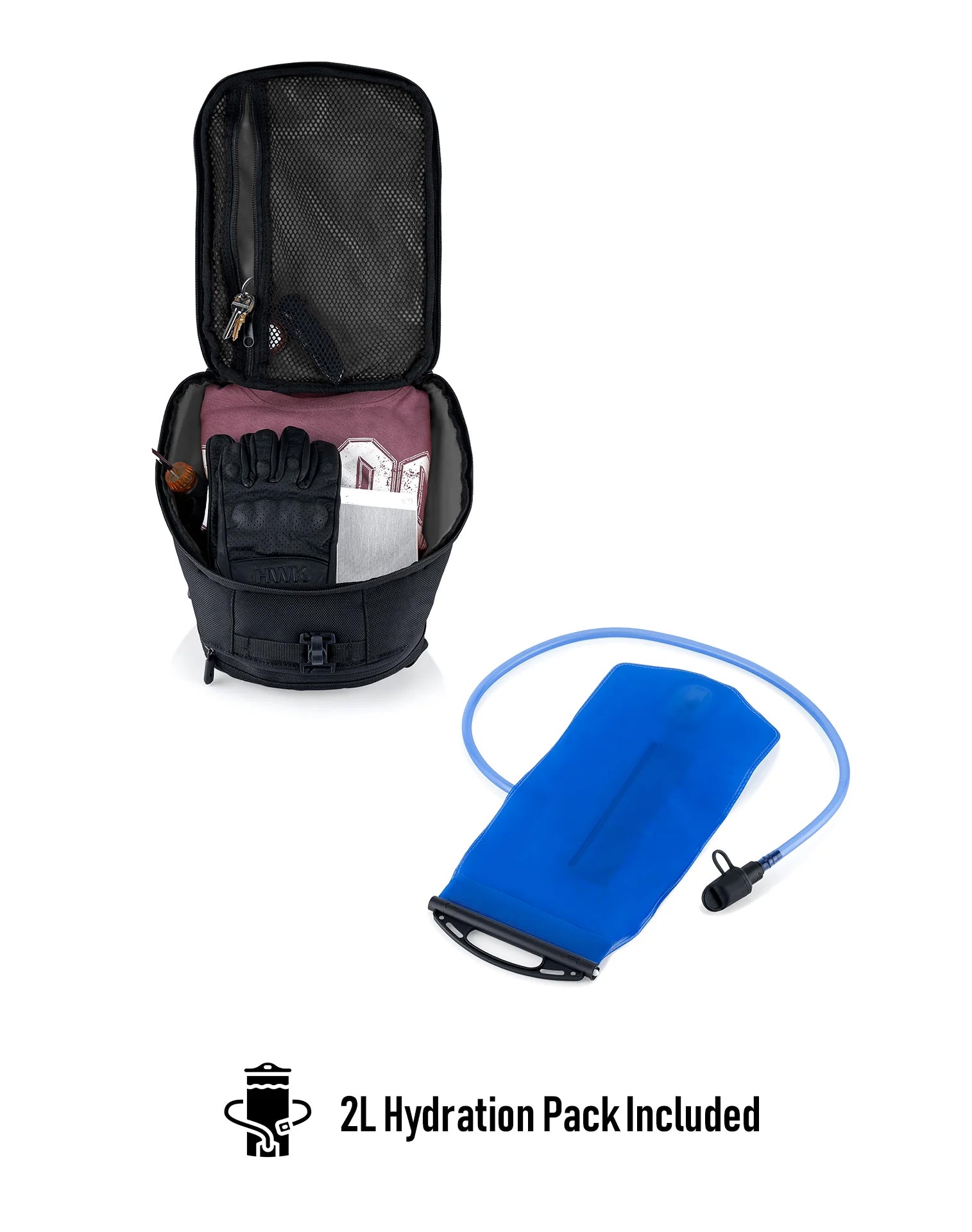 7L - Apex Ducati ADV Touring Tank Bag with 2L Hydration Pack Included