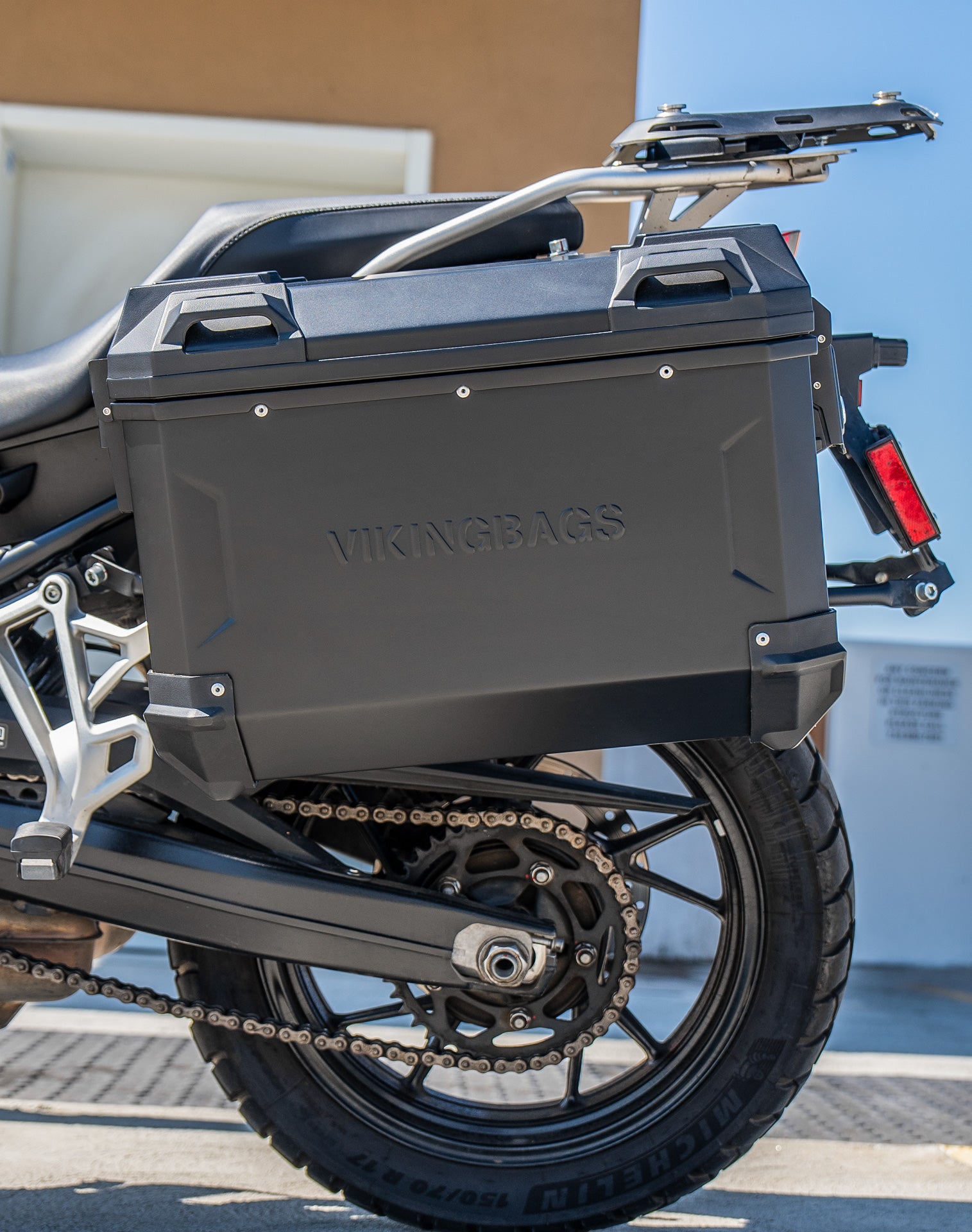 45L - Apex XL BMW F 750 GS Aluminum Side Cases Black Lifestyle 2