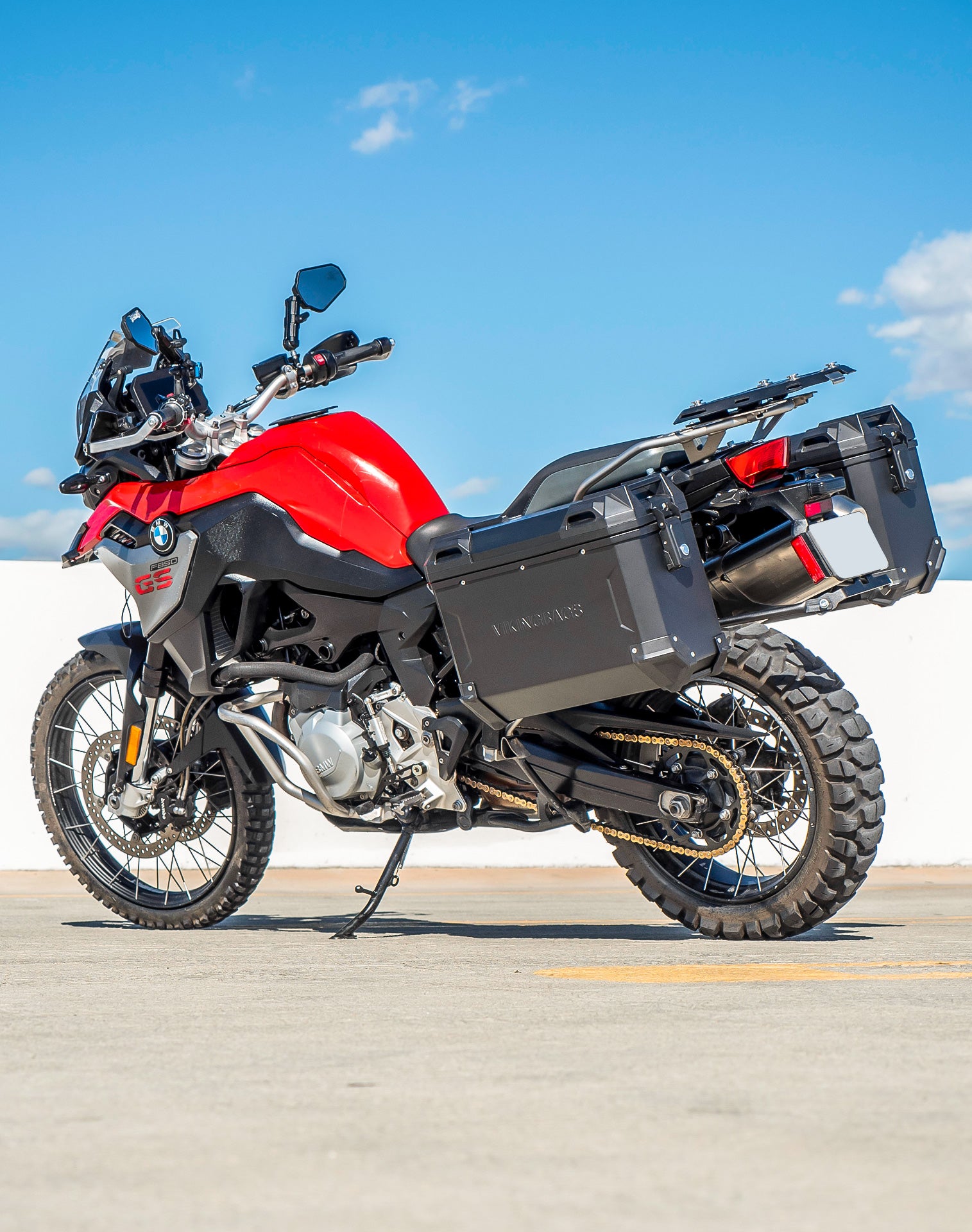 45L - Apex XL BMW F 850 GS Aluminum Side Cases Black v1