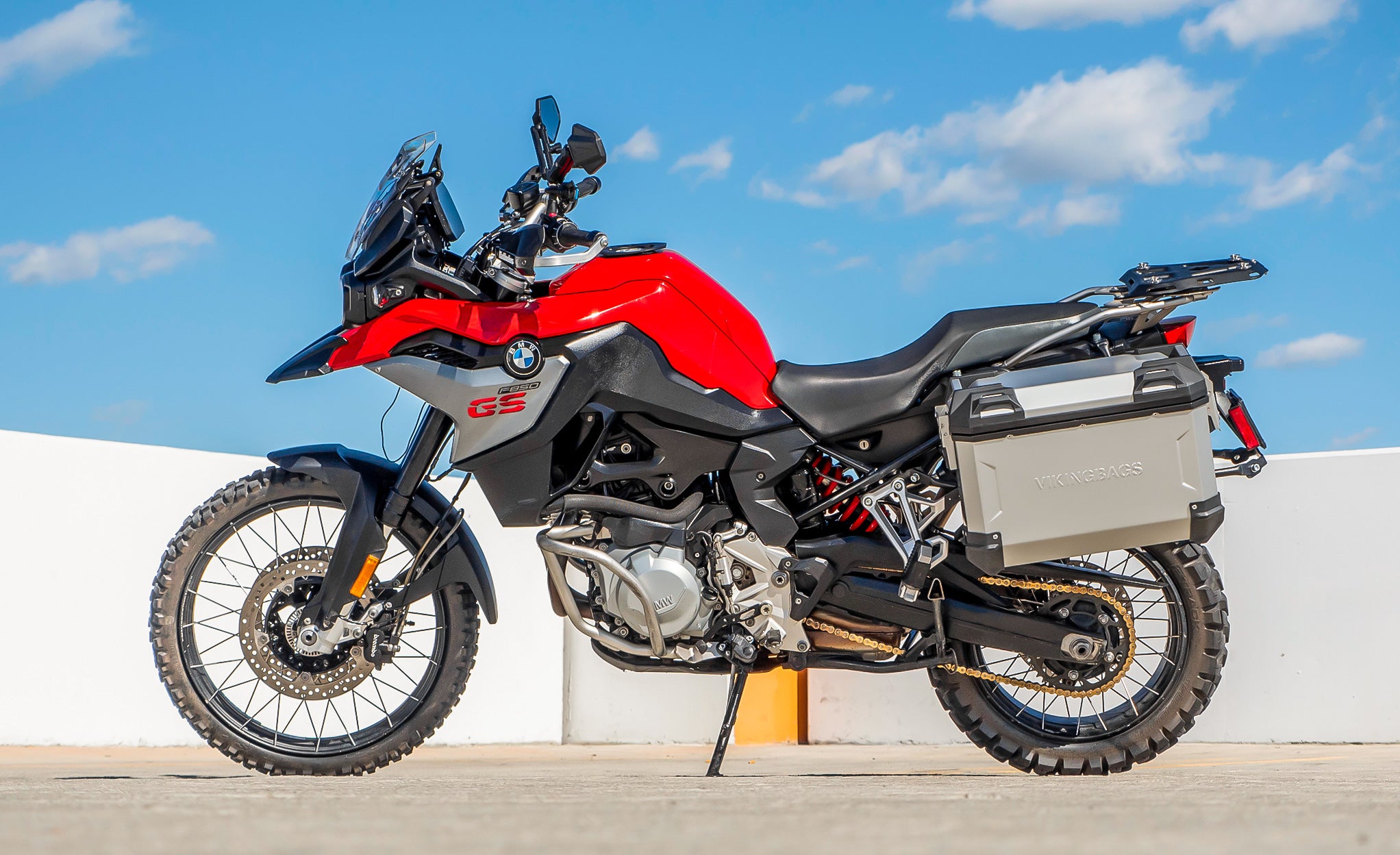 45L - Apex XL BMW F 850 GS Aluminum Side Cases Silver @expand