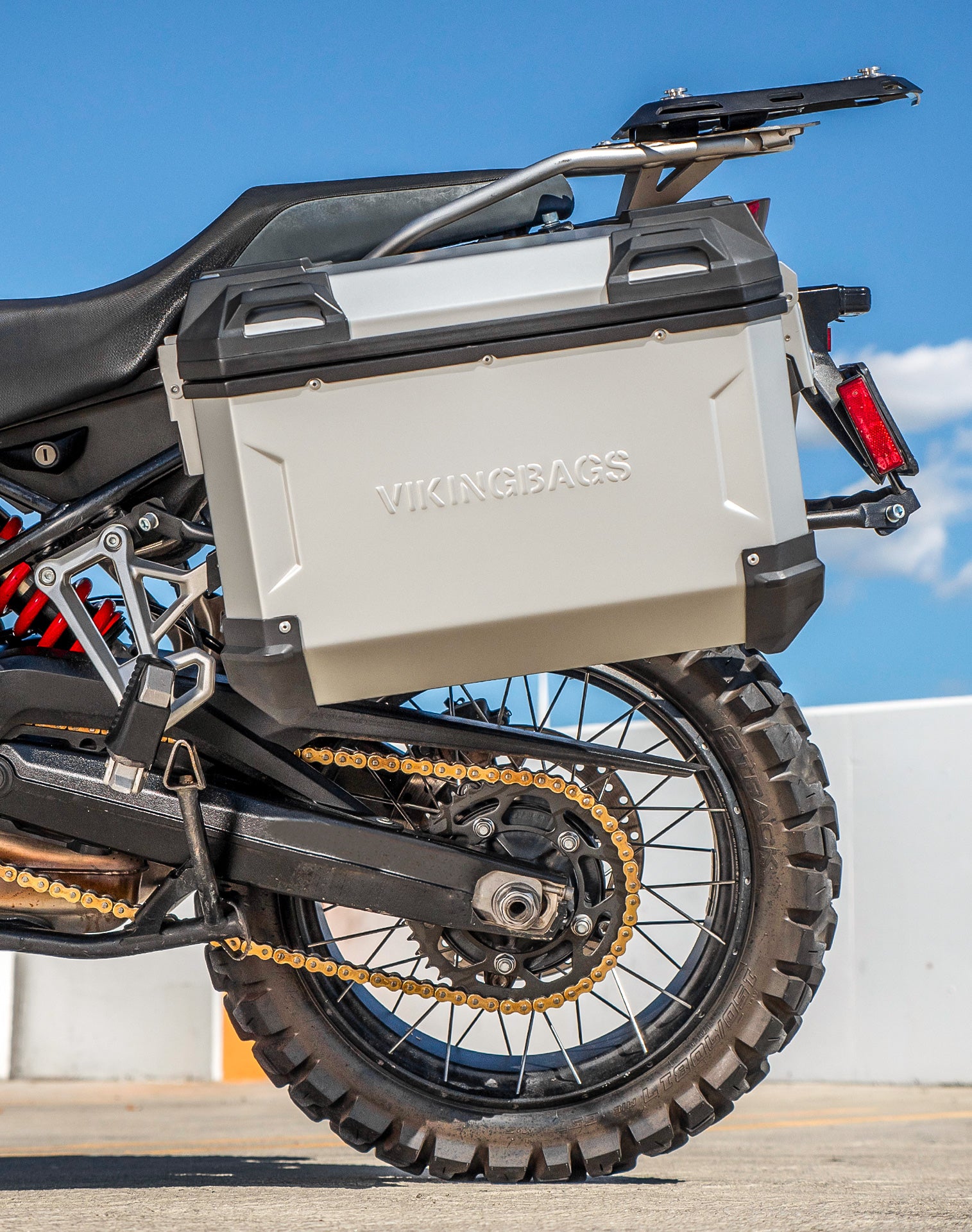 45L - Apex XL BMW F 850 GS Aluminum Side Cases Silver v2