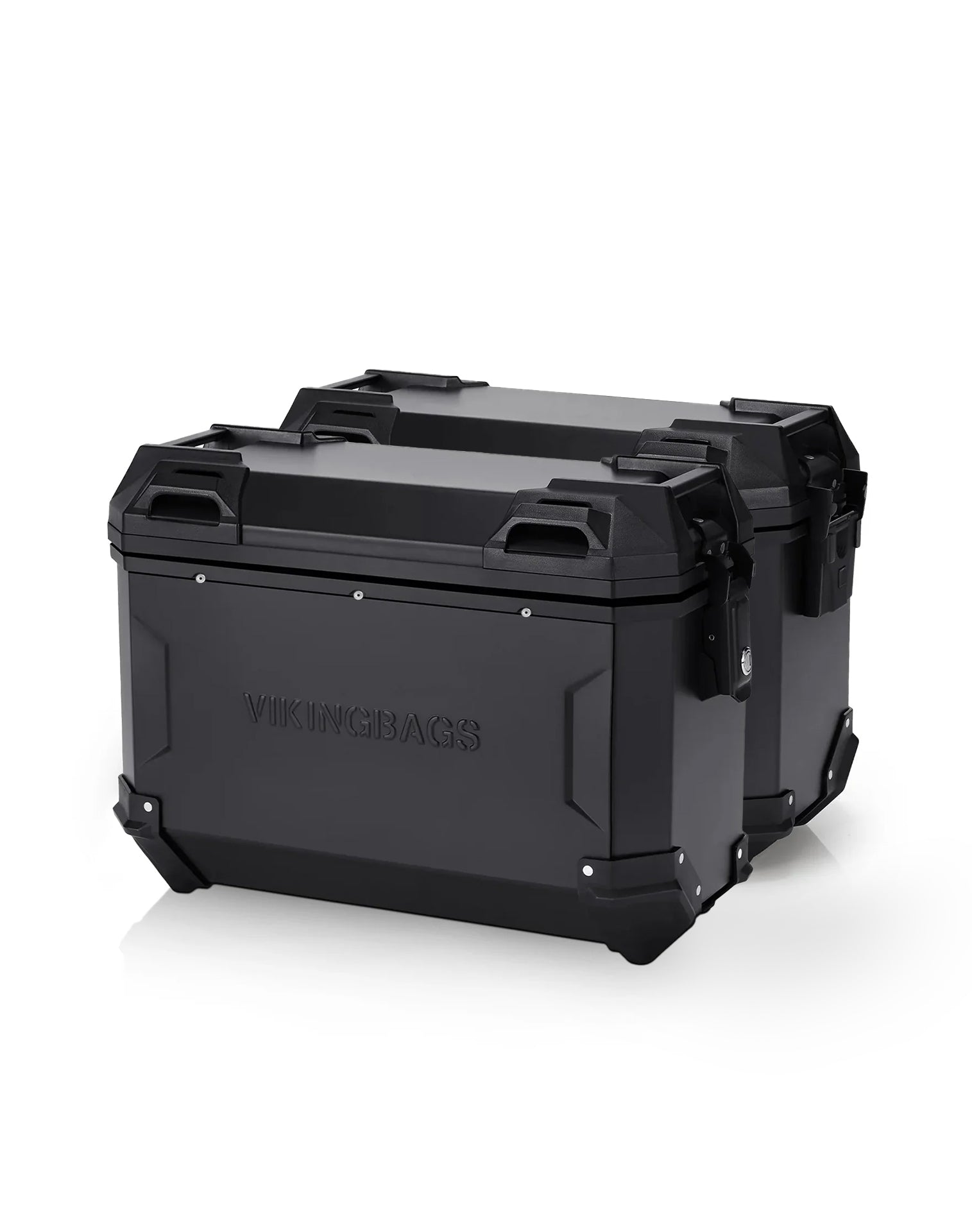 45L - Apex XL Honda CRF1000L Africa Twin/Adv Sports Aluminum Side Cases Black Main View