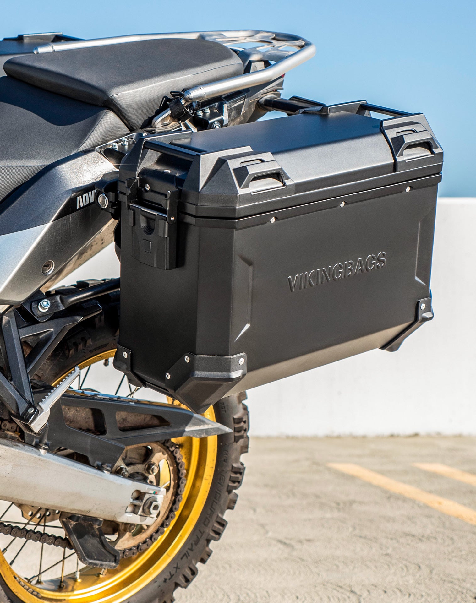 45L - Apex XL Honda CRF1000L Africa Twin/Adv Sports Aluminum Side Cases Black v3