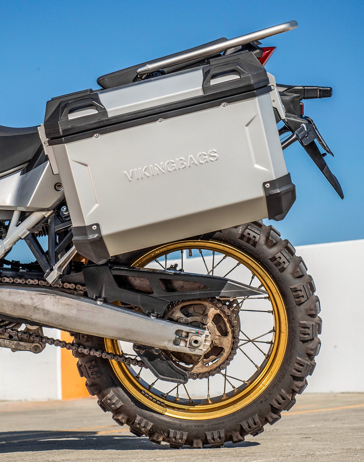 45L - Apex XL Honda CRF1000L Africa Twin/Adv Sports Aluminum Side Cases Silver v2