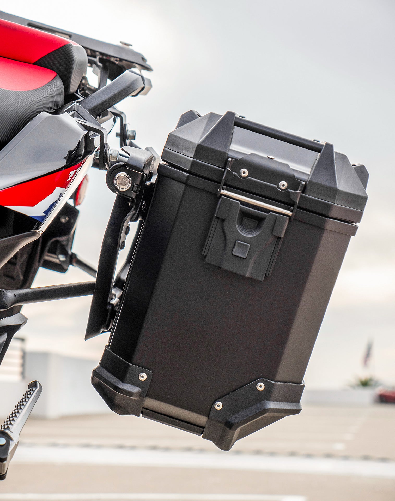 45L - Apex XL Honda CRF1100L Africa Twin ADV Sports ES Aluminum Side Cases Black v3