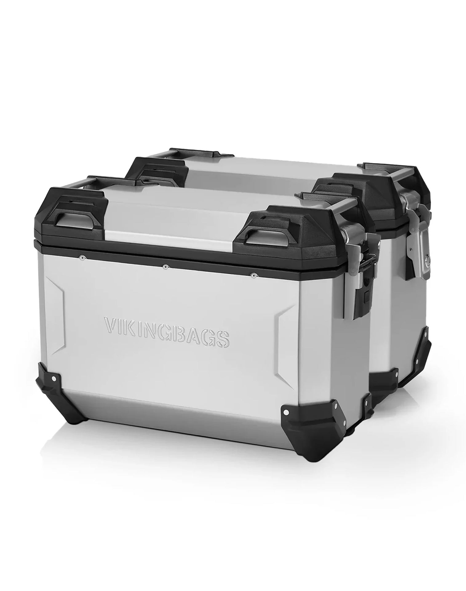 45L - Apex XL Honda CRF1100L Africa Twin ADV Sports ES Aluminum Side Cases Silver Main View