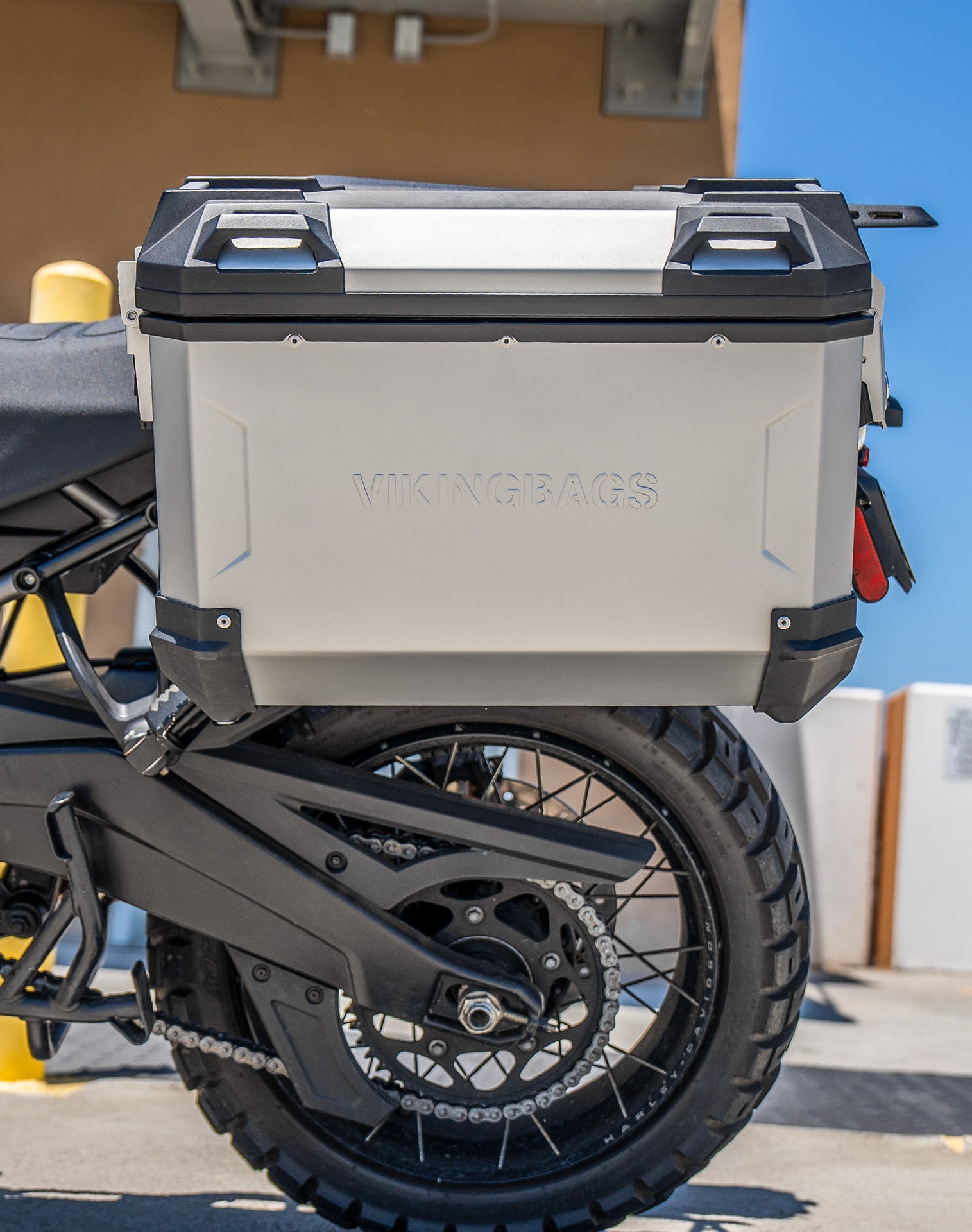 45L - Apex XL Motorcycle Side Cases for Harley Pan America RA1250/S Silver v2