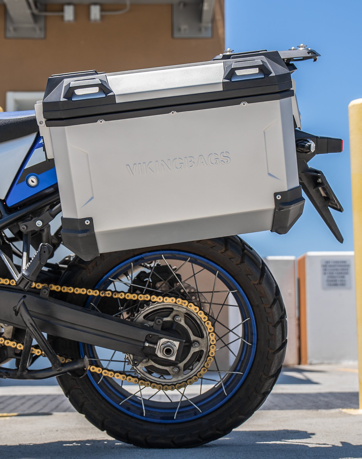 45L - Apex XL Suzuki V-Storm 1050 Aluminum Side Cases Silver v2