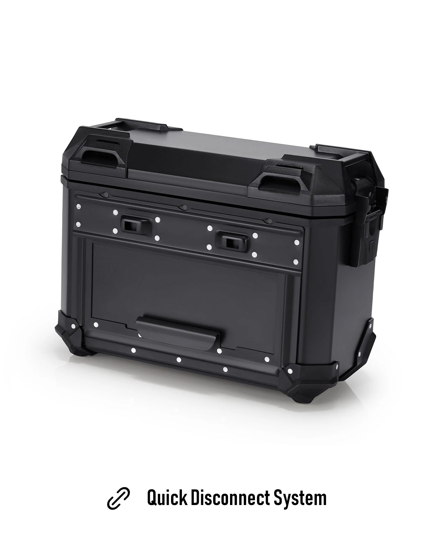 45L - Apex XL Triumph Tiger 900 Aluminum Side Cases Black Quick Disconnect System