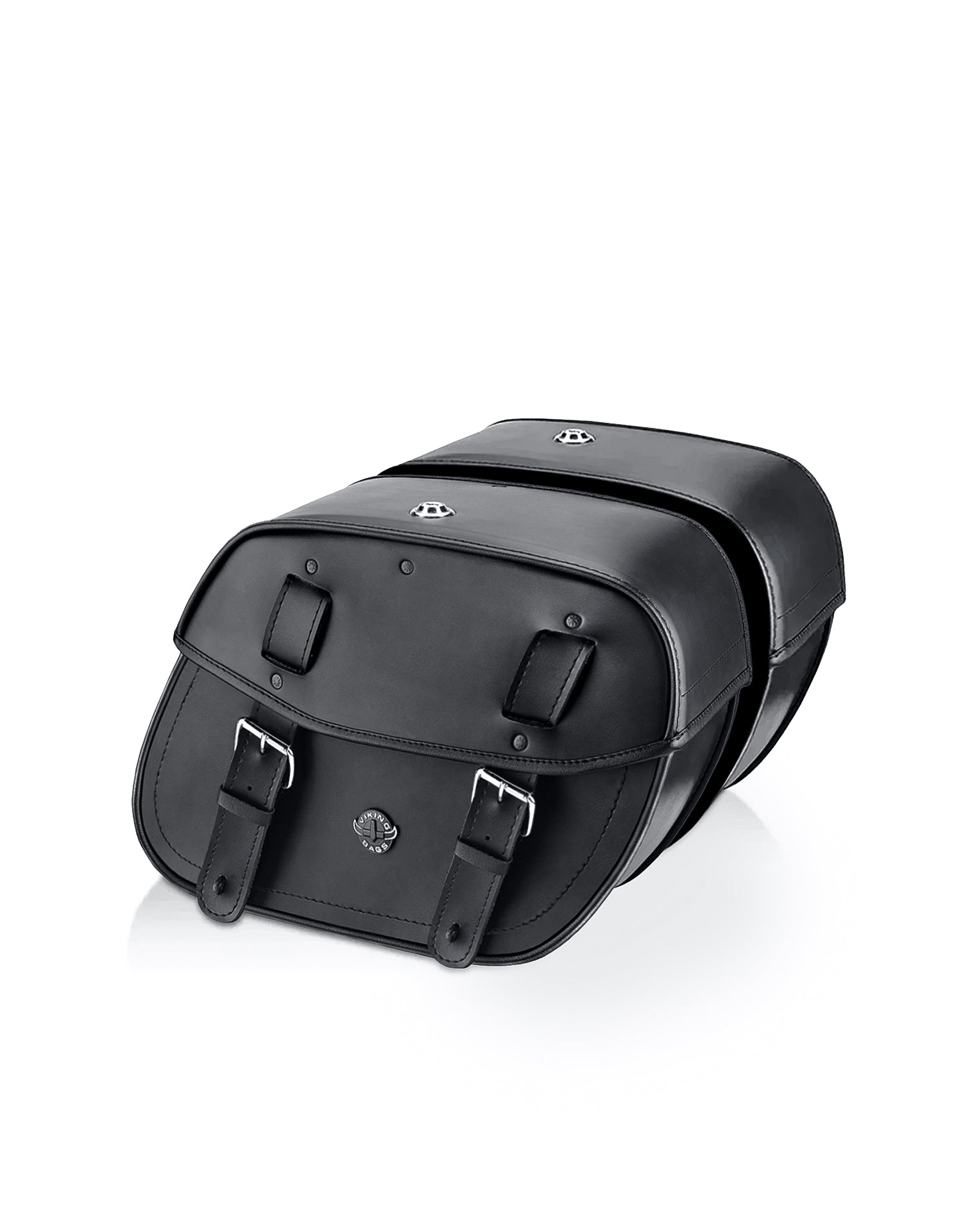 25L - Arch Large Shock Cutout Leather Saddlebags for Harley Sportster 1200 Roadster XL1200CX Main View