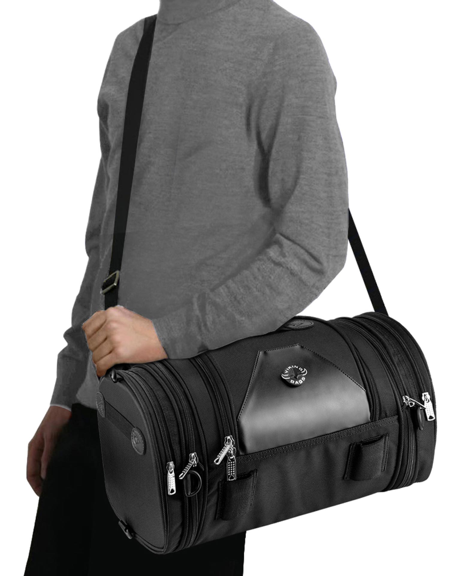 22L - Axwell Medium Hyosung Motorcycle Sissy Bar Bag Life Style