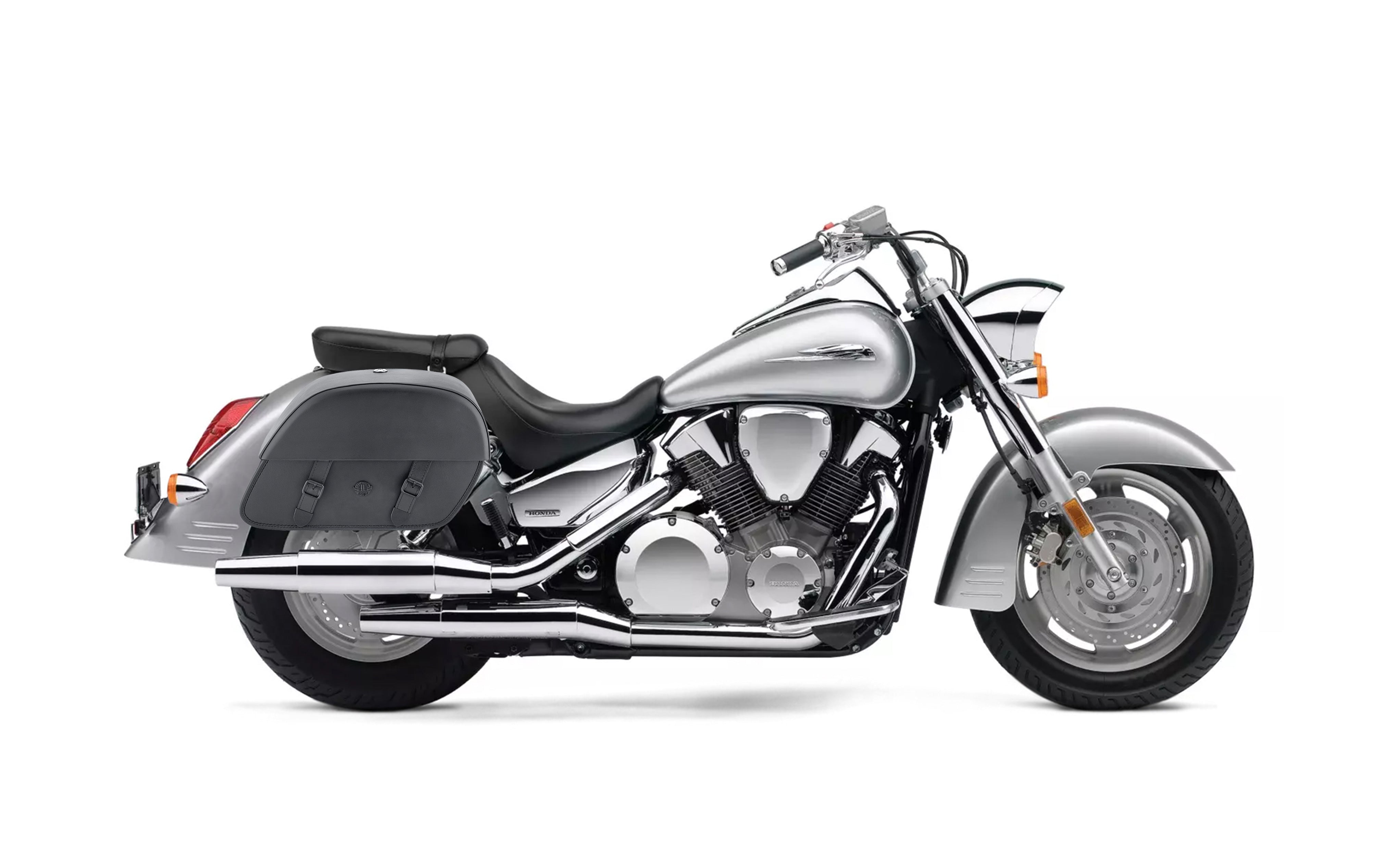 28L - Baelor Medium Honda VTX 1300 S Motorcycle Saddlebags @expand