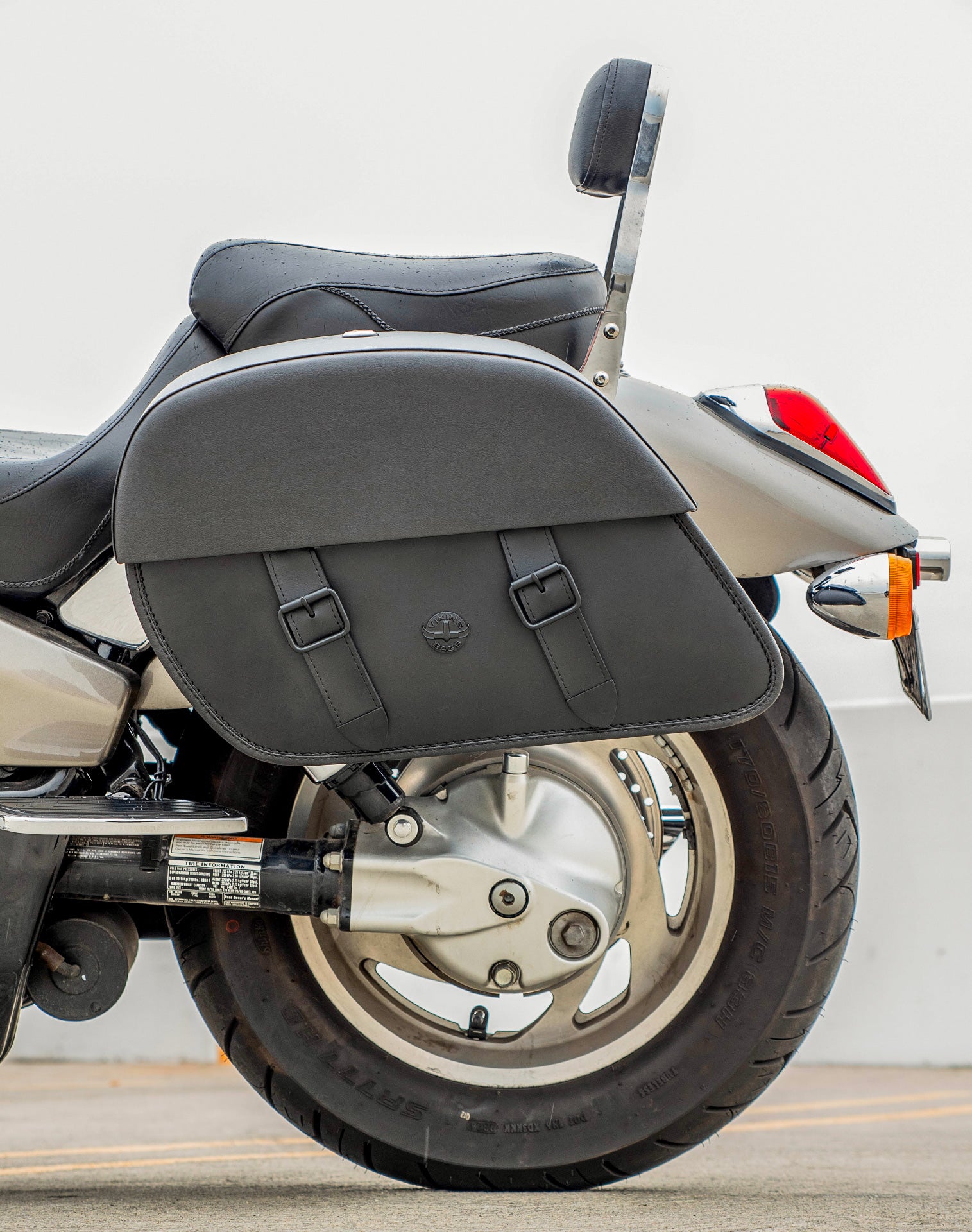 28L - Baelor Medium Honda VTX 1800 N Motorcycle Saddlebags v3