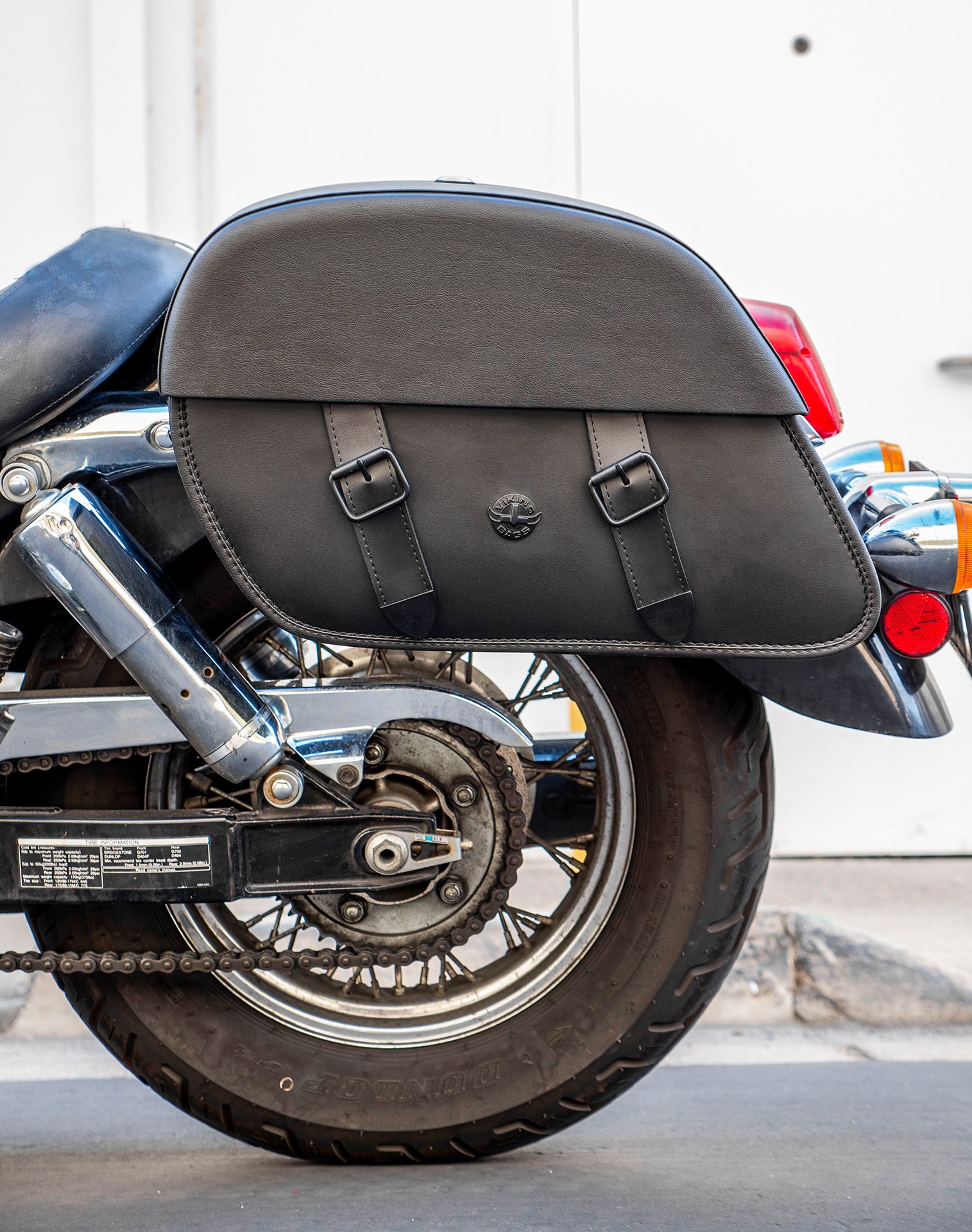 28L - Baelor Medium Shadow 750 Ace Motorcycle Saddlebags v2