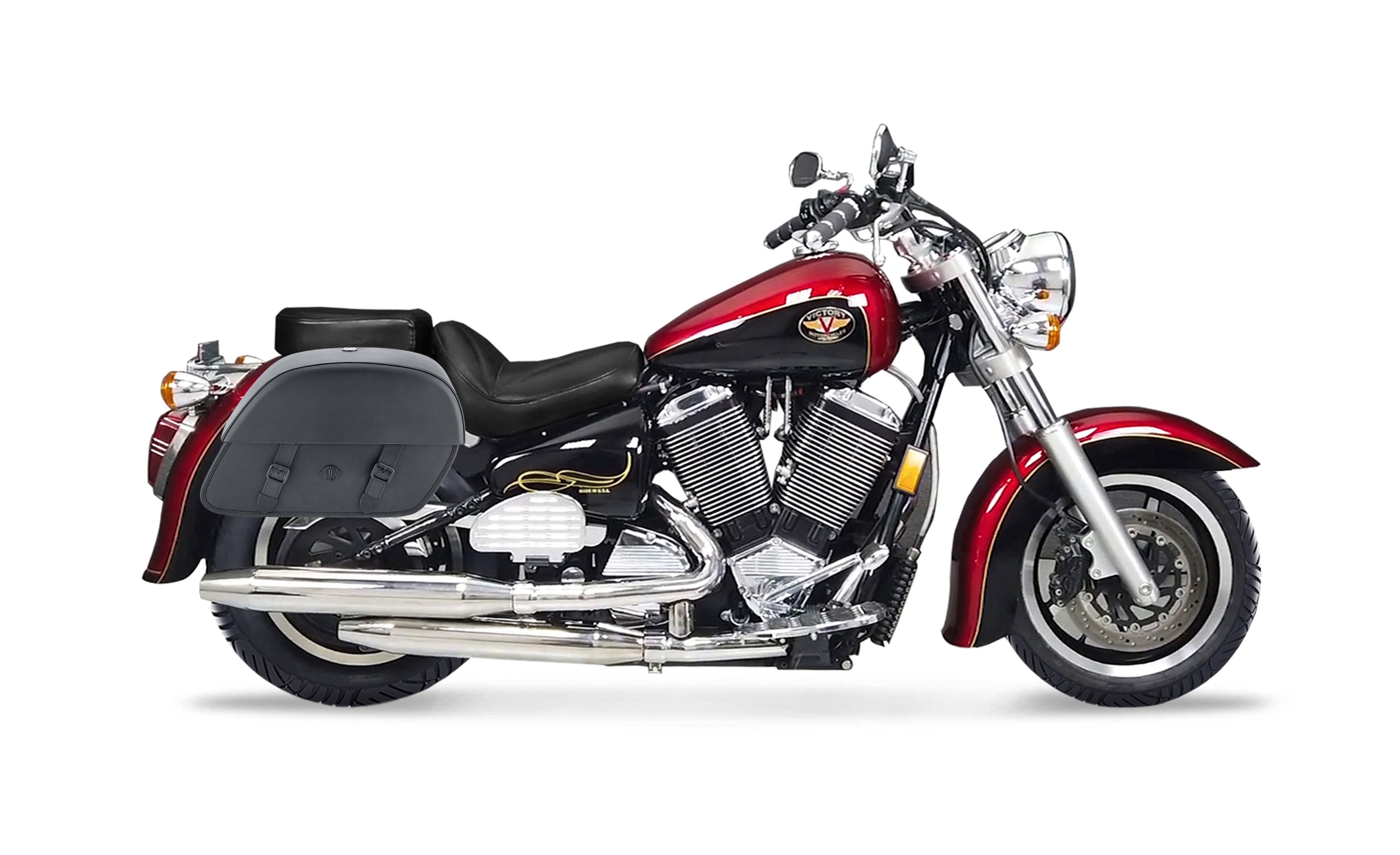 28L - Baelor Medium Victory V92C Motorcycle Saddlebags Bag on Bike @expand