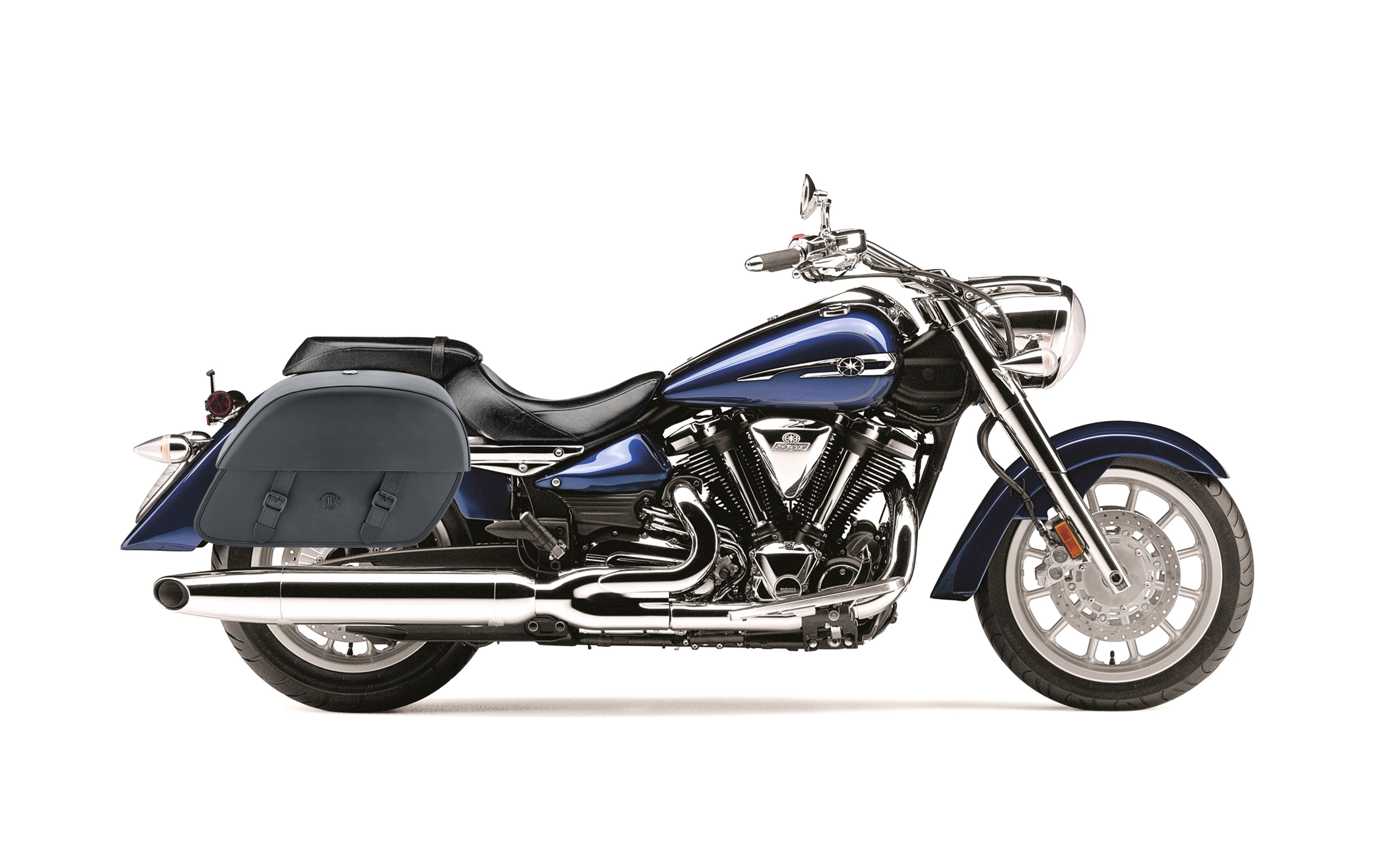 28L - Baelor Medium Yamaha Stratoliner XV 1900 Motorcycle Saddlebags Bag on Bike @expand