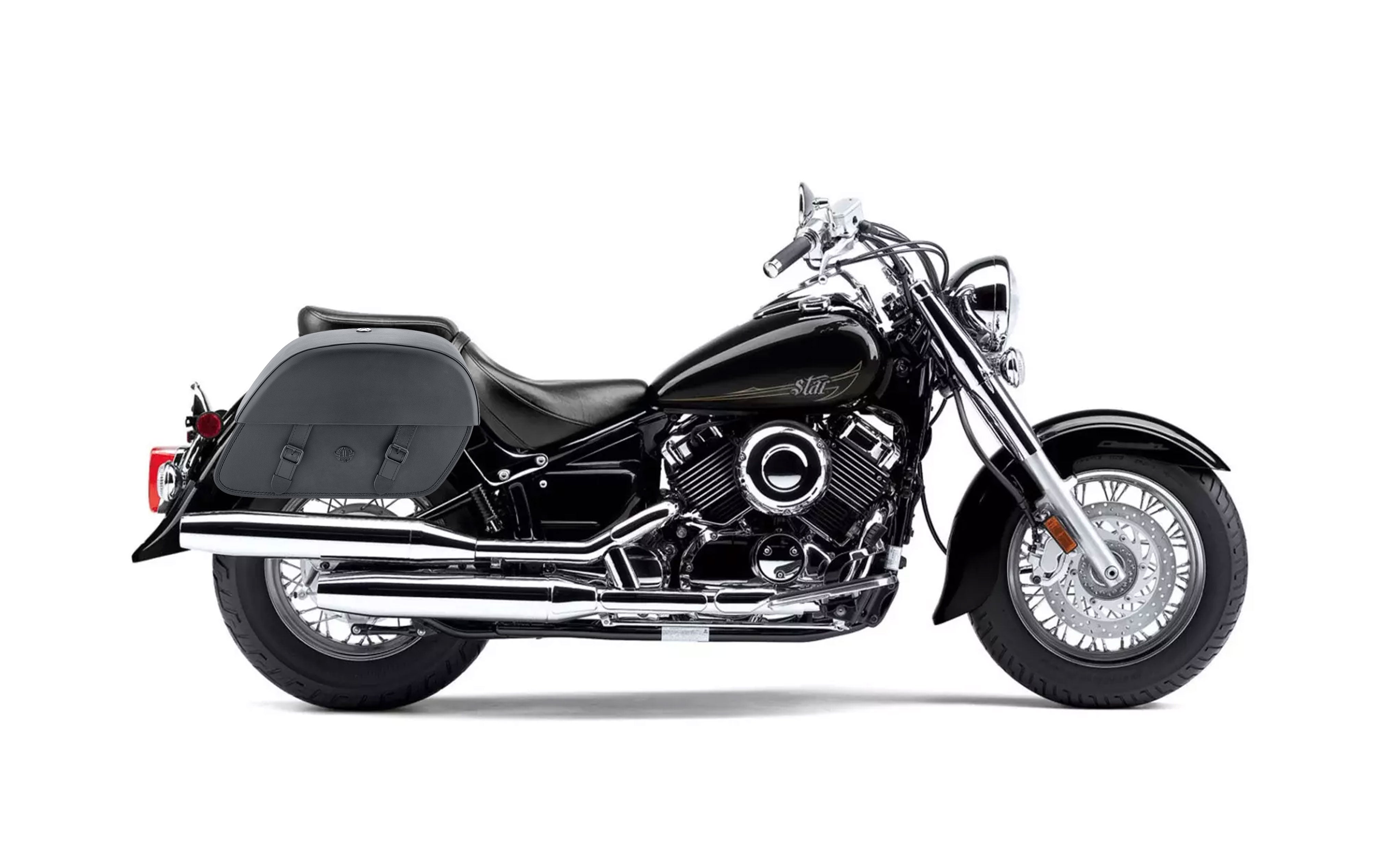 28L - Baelor Medium Yamaha V Star 650 Classic XVS65A Motorcycle Saddlebags Bag on Bike @expand