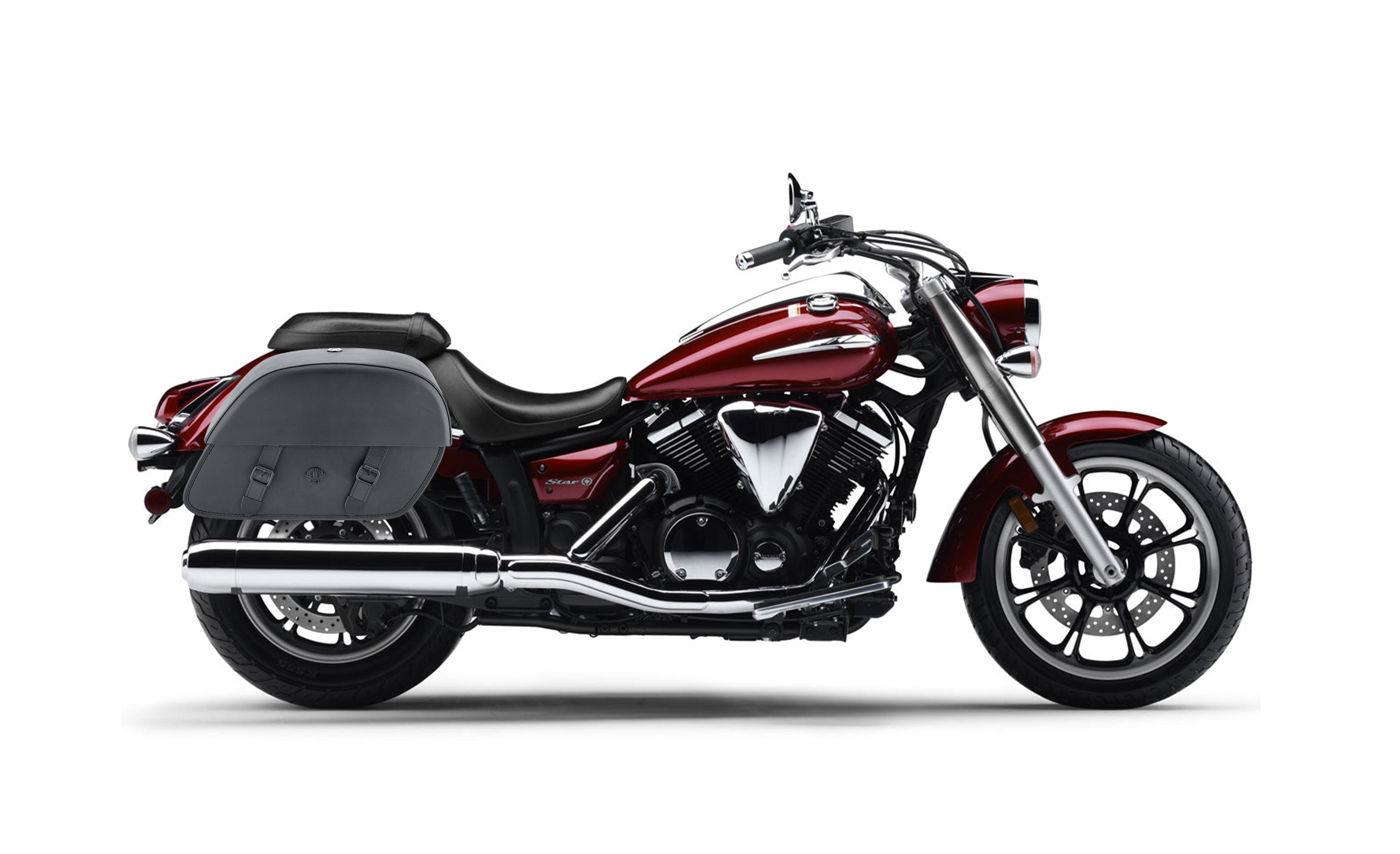 28L - Baelor Medium Yamaha V Star 950 Motorcycle Saddlebags Bag on Bike @expand