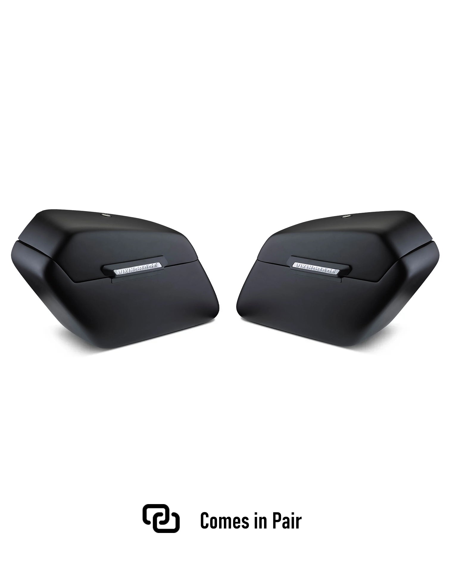 38L - Baldur XL Shock Cut-Out Kawasaki Vulcan 1600 Classic VN1600 Matte Hard Saddlebags Comes in Pair