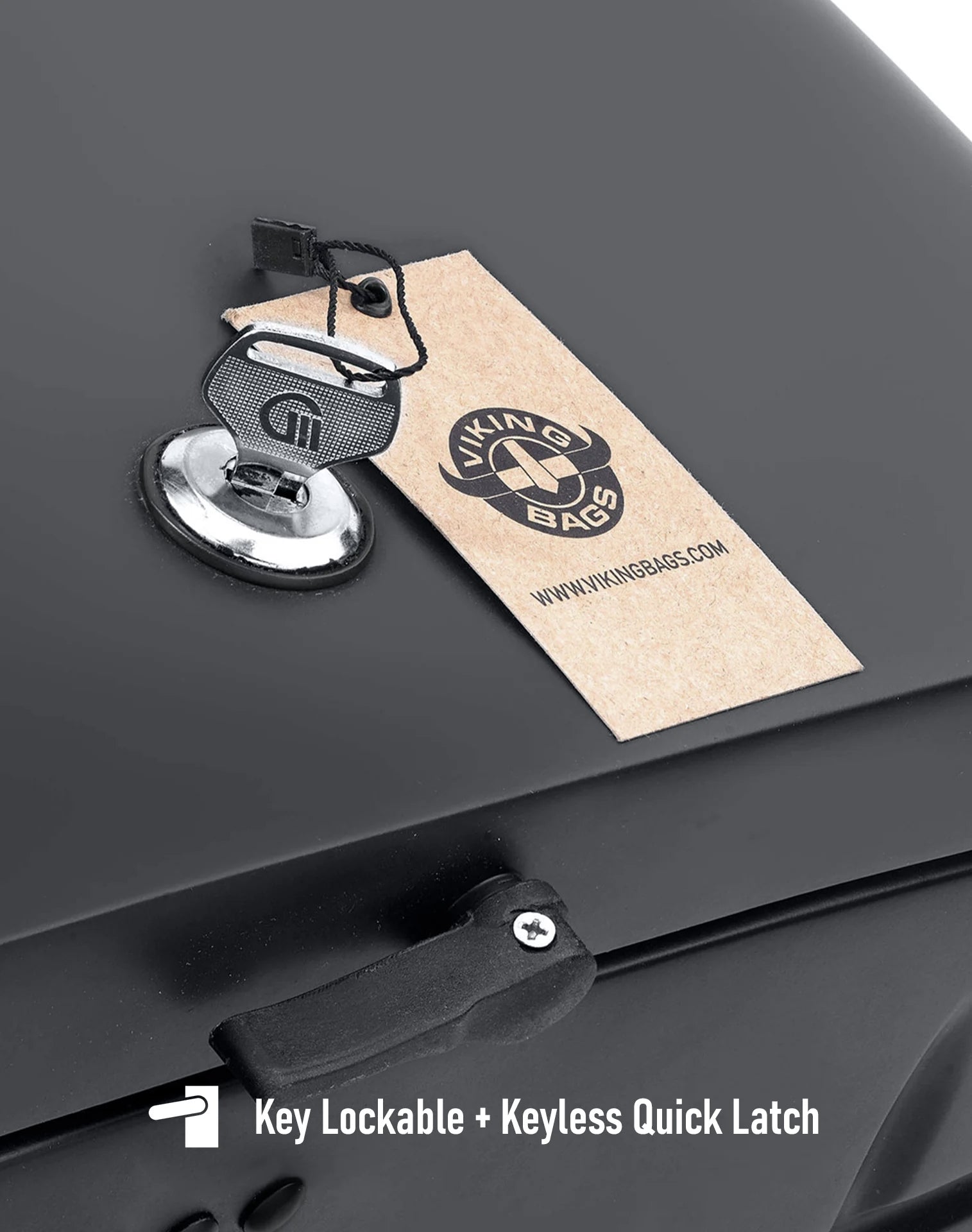 38L - Baldur XL Shock Cut-Out Triumph Thunderbird Matte Hard Saddlebags Key Lockable