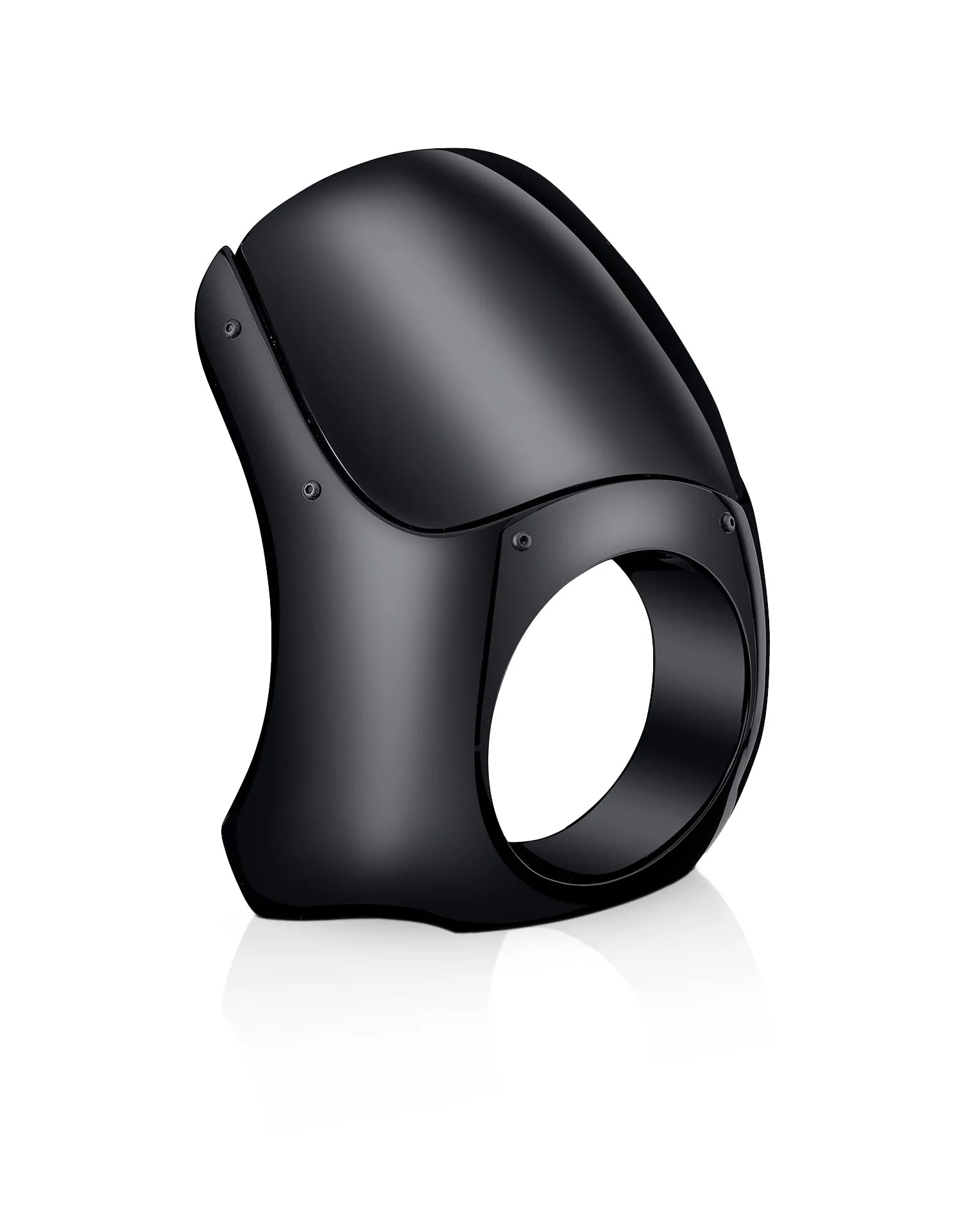 Viking Bronco Motorcycle Fairing For Harley Sportster Super Low 1200T Gloss Black Main view