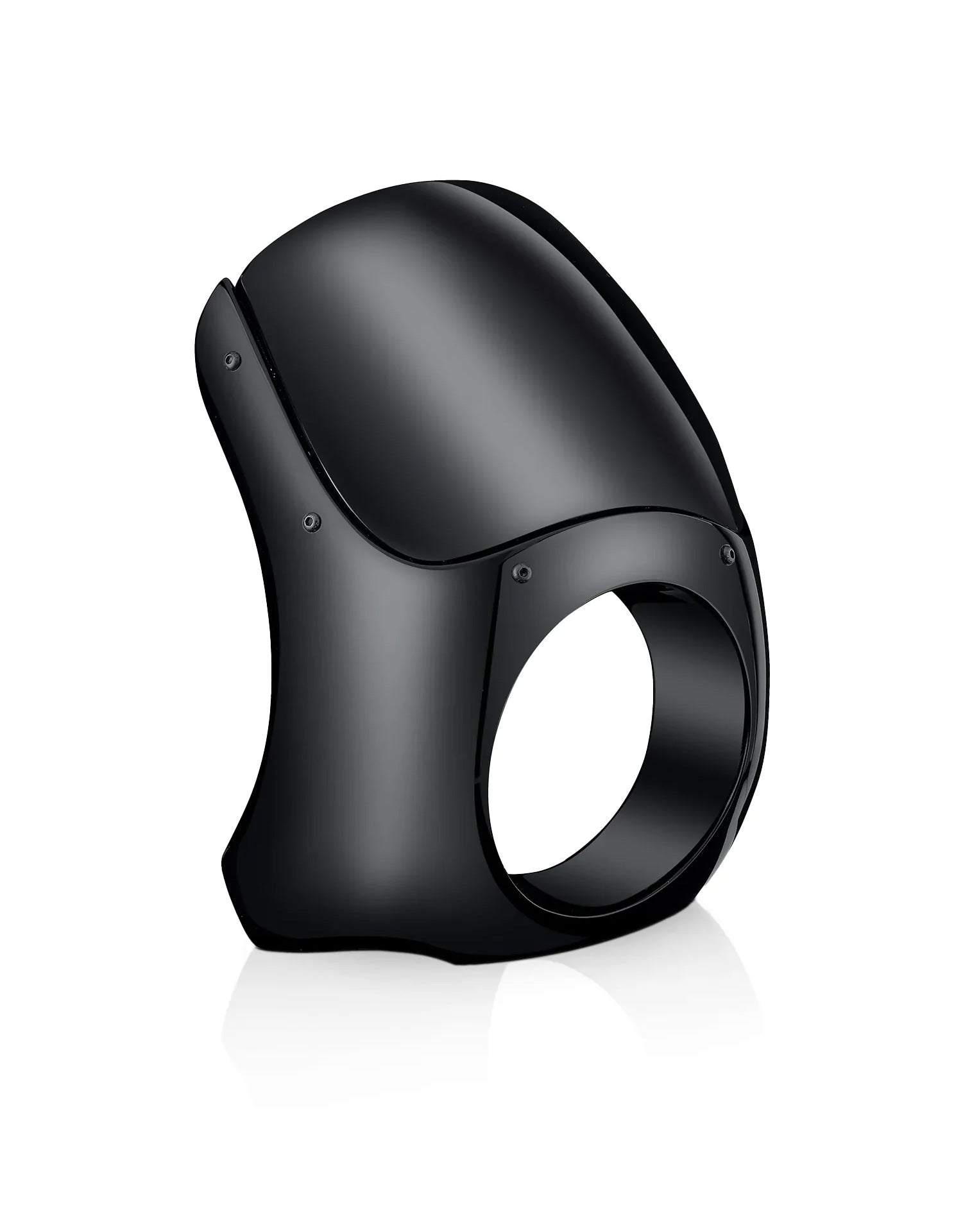 Viking Bronco Motorcycle Fairing For Harley Sportster Super Low 1200T Gloss Black Main view