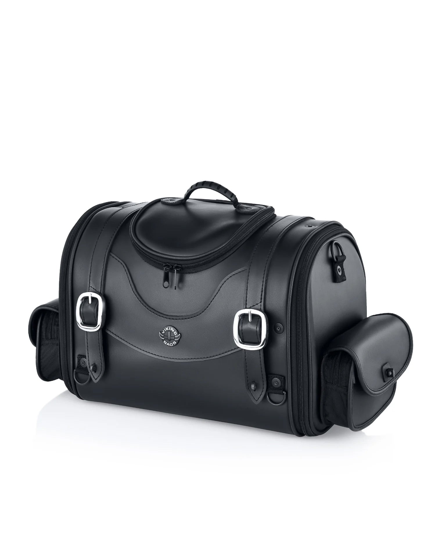 28L - Century Large Honda Leather Motorcycle Roll Bag Main View