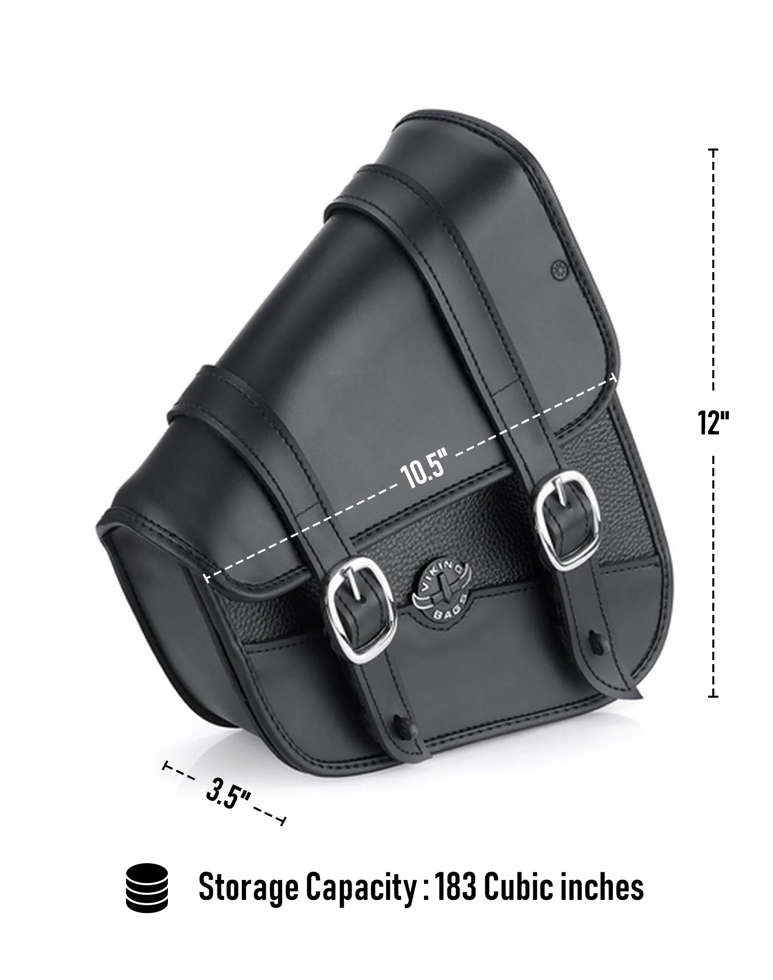 3L - Crafted Harley Sportster Specific Motorcycle Swing Arm Bag Storage Capacity