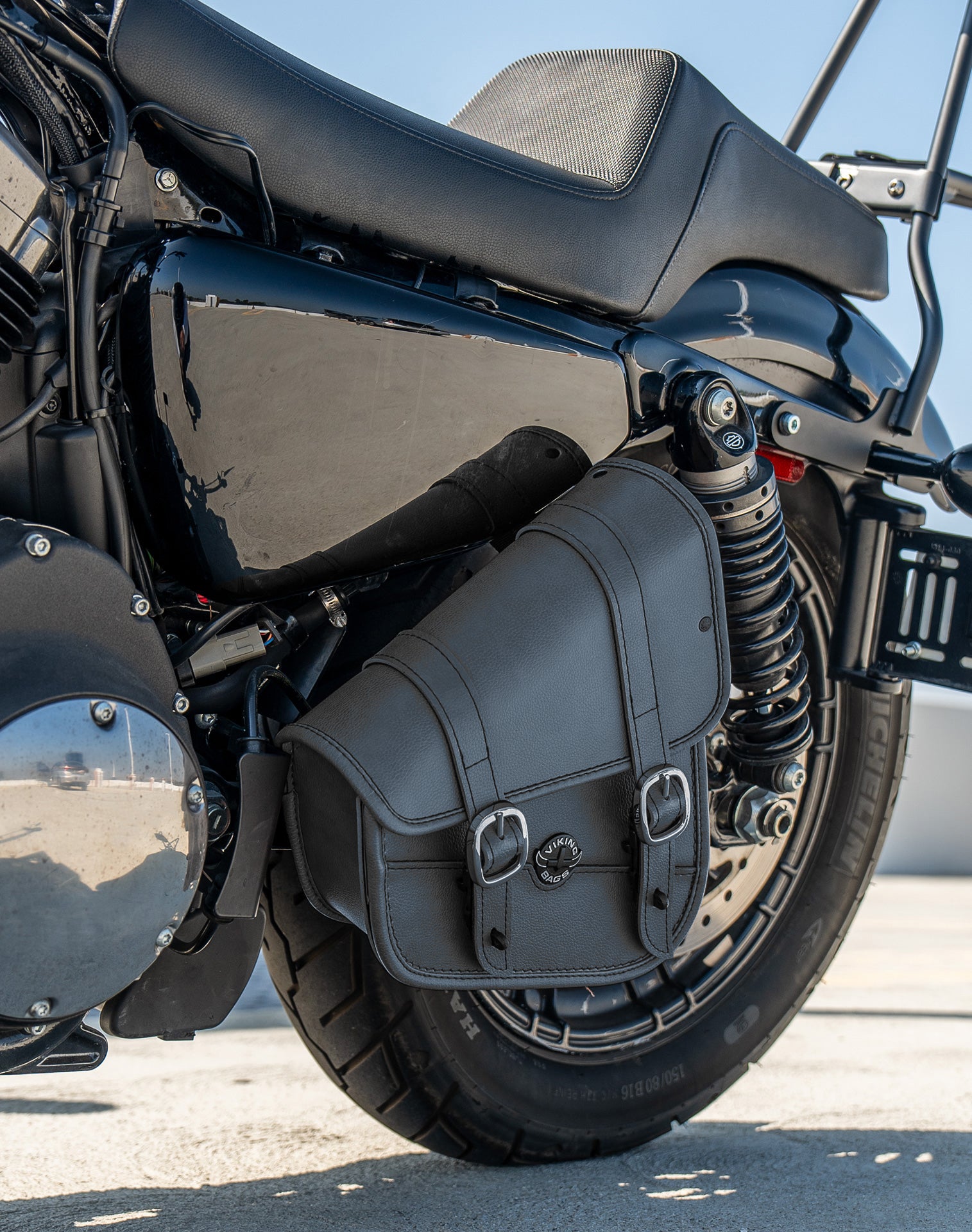 3L - Crafted Harley Sportster Specific Motorcycle Swing Arm Bag v3