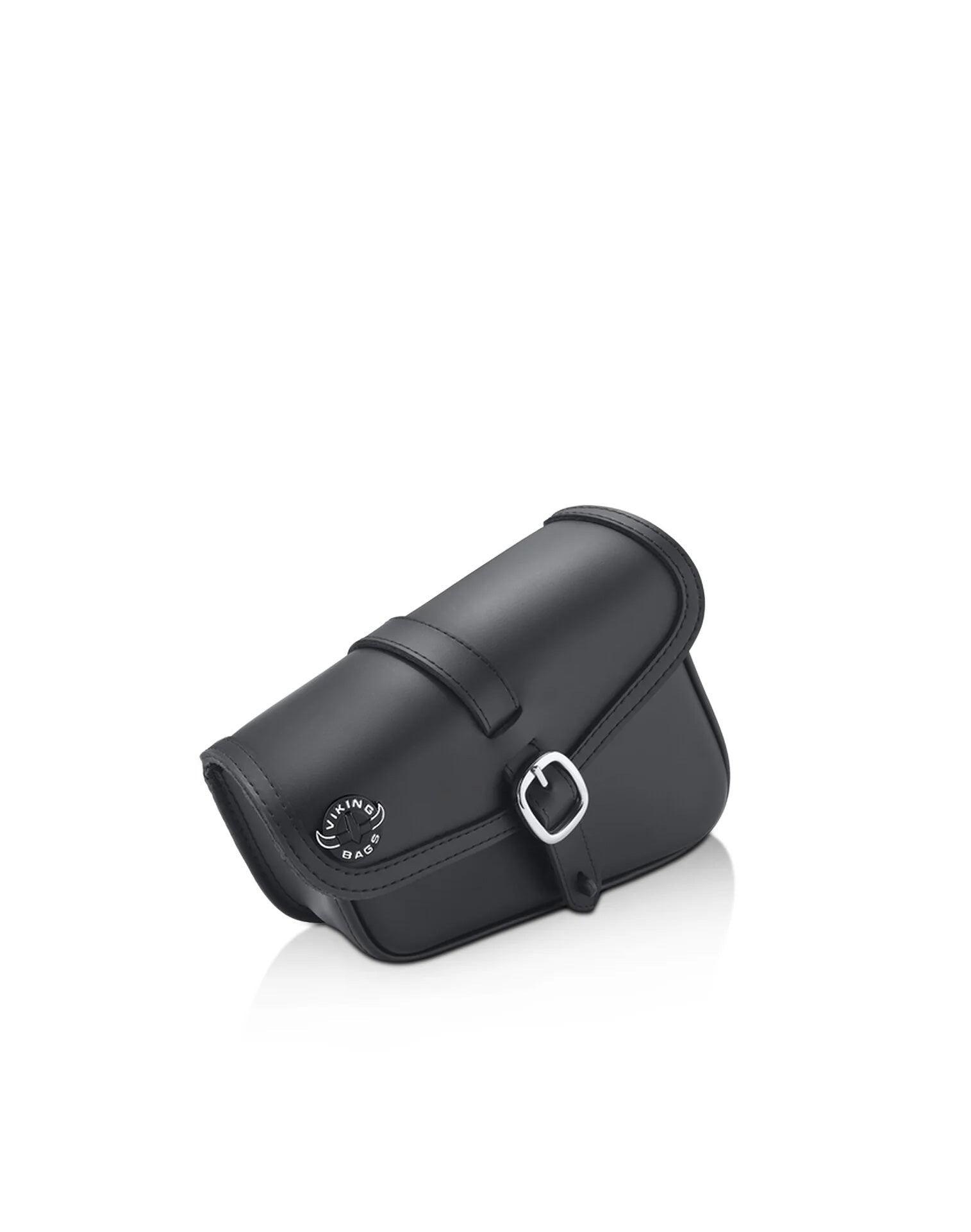 2L - Diablo Plain Leather Motorcycle Right Solo Bag For Harley Softail Fat Bob FXFB/S Main View