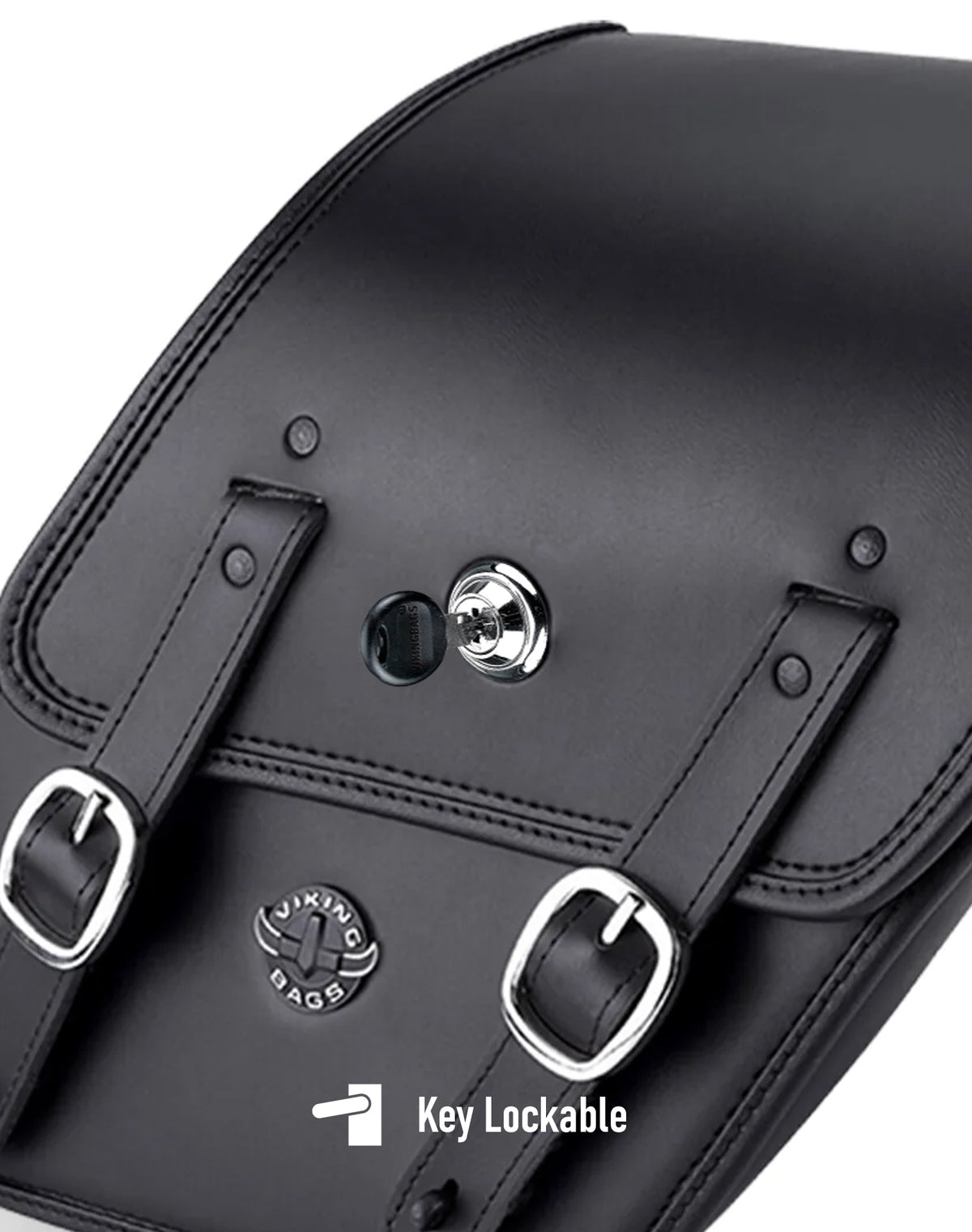 Viking Drifter Large Yamaha Bolt Specific Leather Motorcycle Saddlebags are Durable