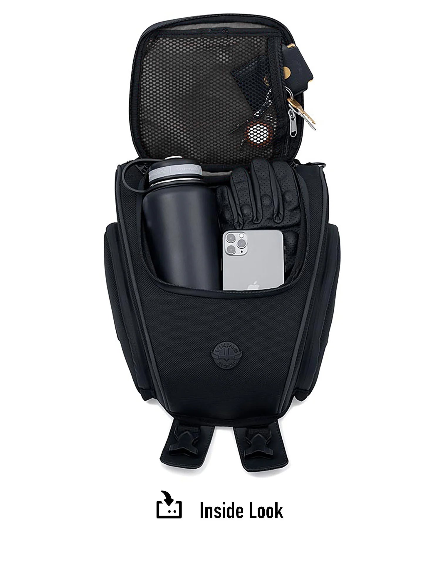 4L - Electra Motorcycle Tank Bag for Harley Livewire Inside Look