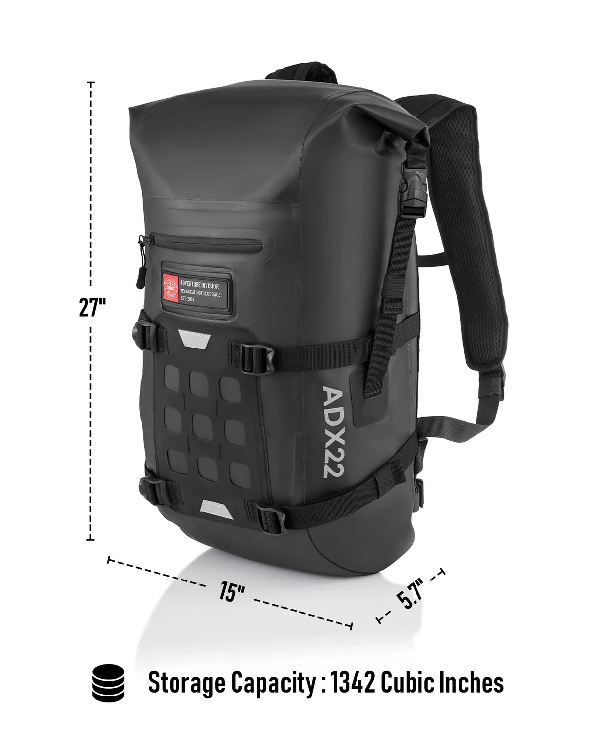 22L - Explorer Honda Adventure Touring Backpack Storage Capacity