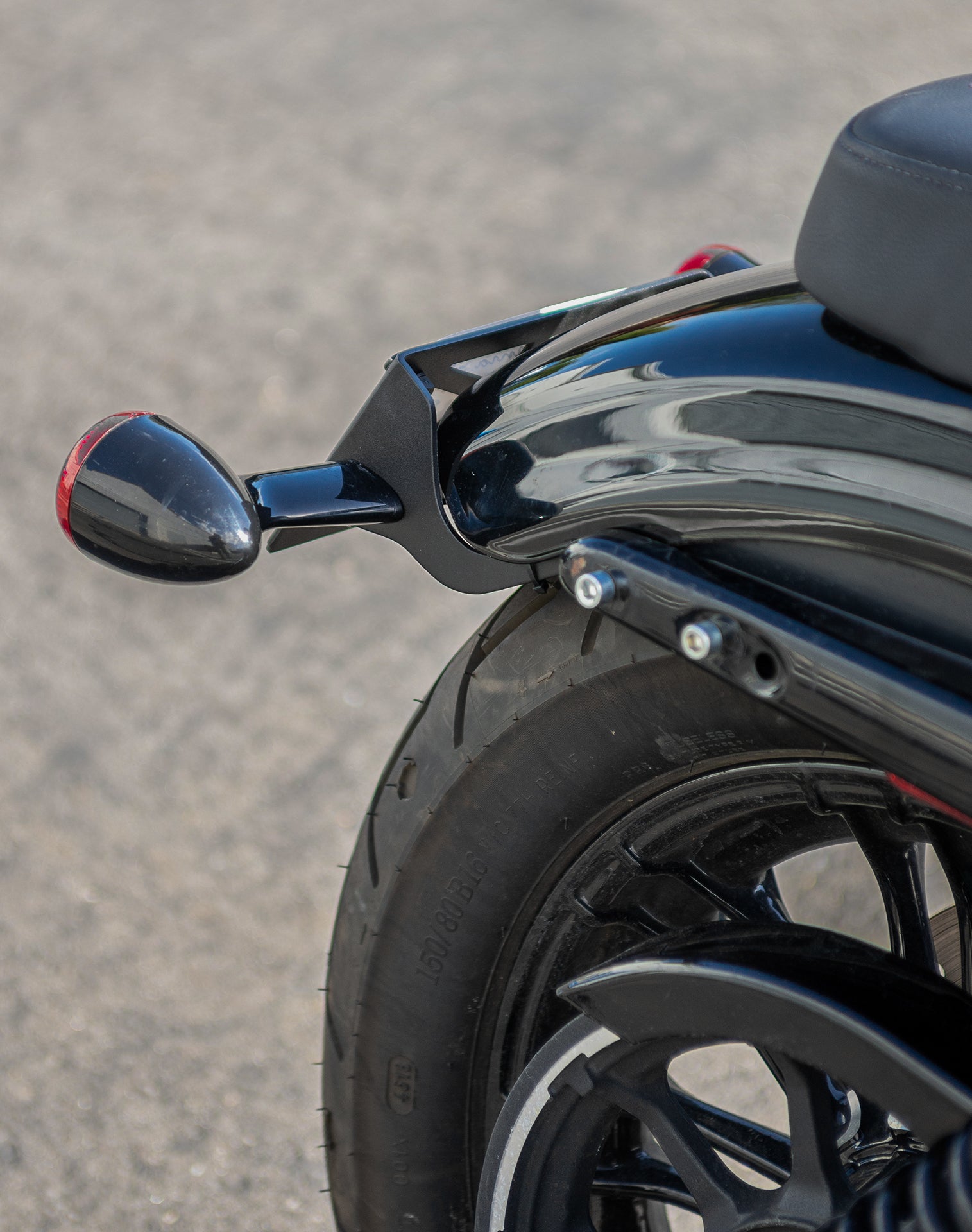 Viking License Plate and Turn Signal Relocation Kit For Harley Sportster (Side Mount Licence Plate) v2