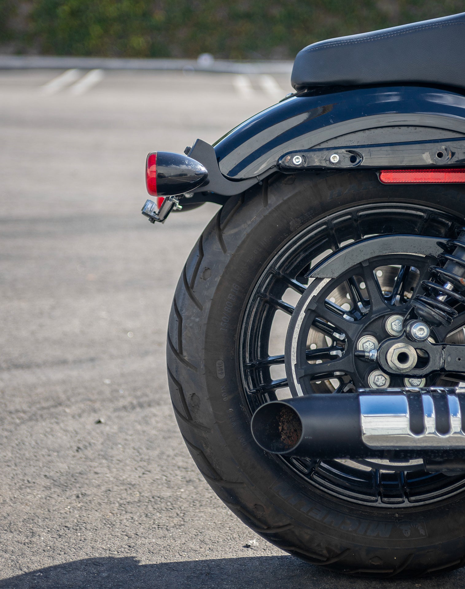 Viking License Plate and Turn Signal Relocation Kit For Harley Sportster (Side Mount Licence Plate) v4