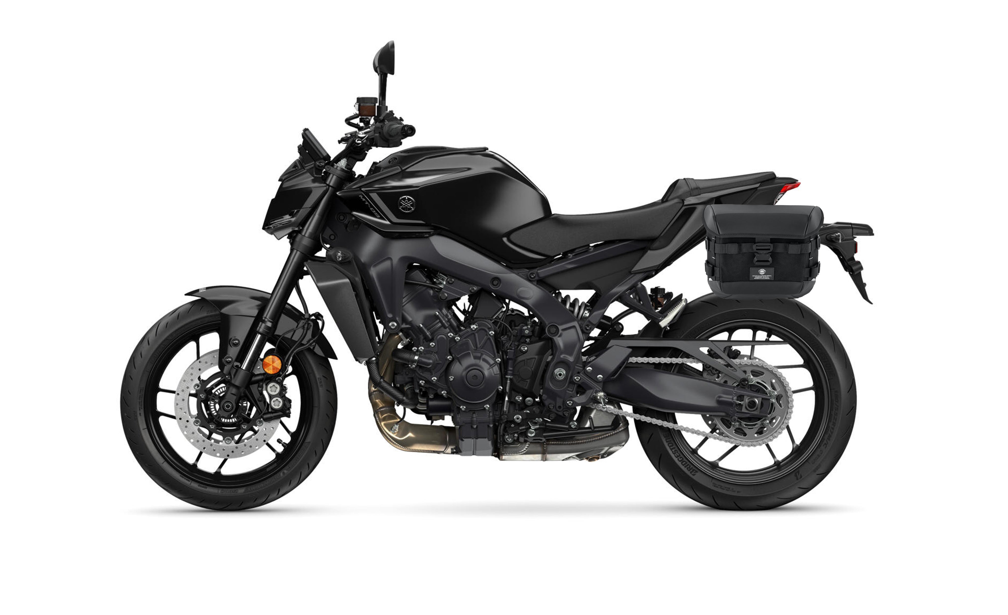 20L - Incognito Quick-Mount Small Yamaha MT-09 Saddlebags Bag on Bike @expand