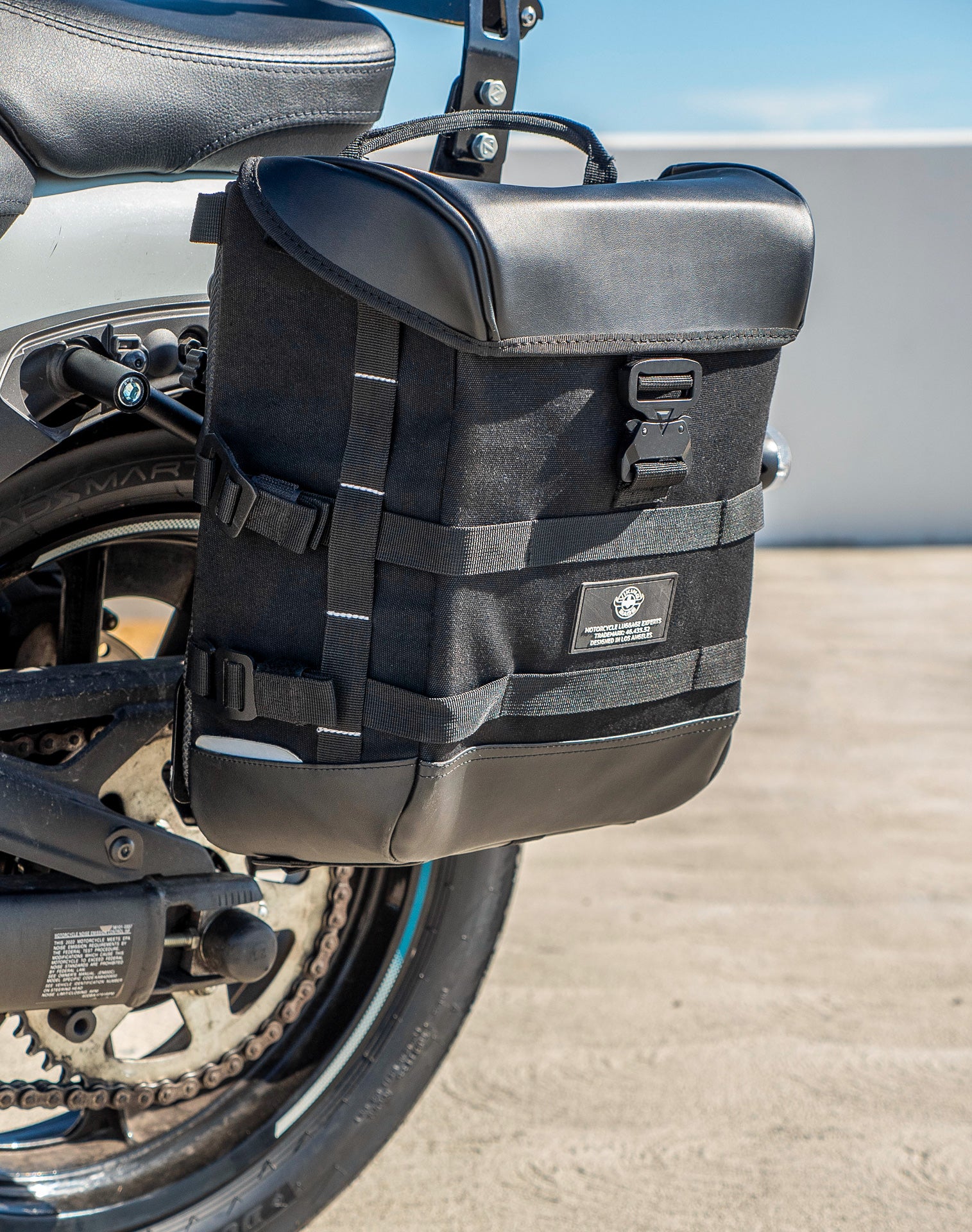 15L - Incognito Quick Mount Medium Kawasaki Vulcan S VN650 Solo Motorcycle Saddlebag (Left Only) v3