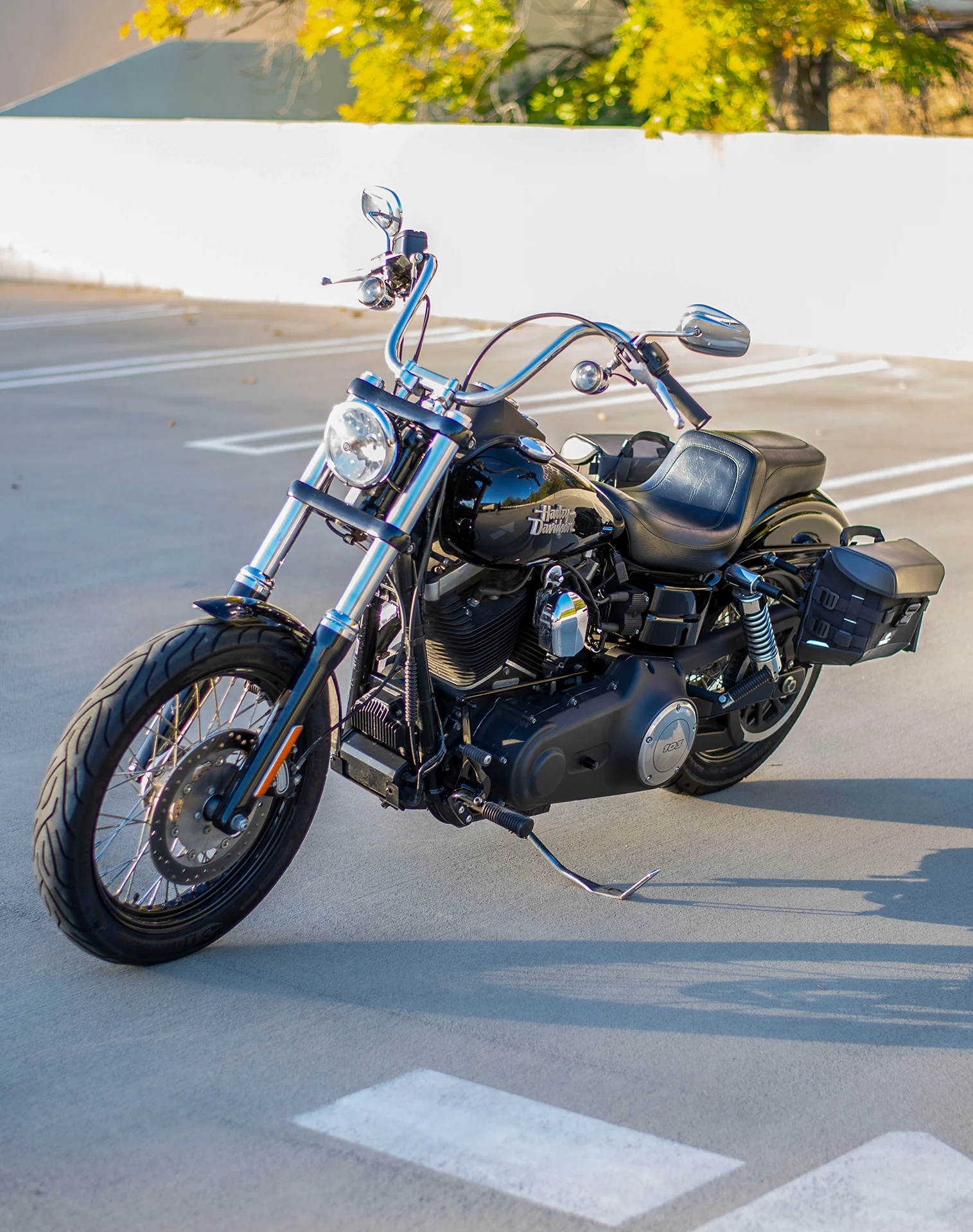 10L - Incognito Quick Mount Small Solo Saddlebag (Left Only) for Harley Davidson Dyna Low Rider S FXDLS v1