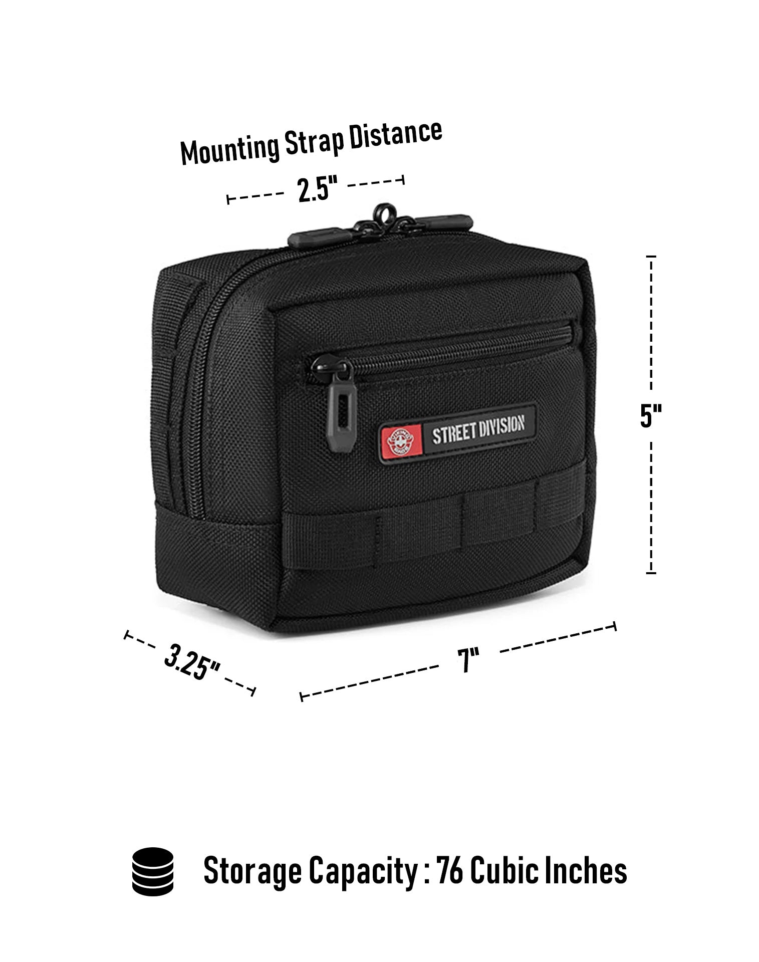 1L - Incognito Motorcycle Tool Bag for Harley Davidson Storage Capacity