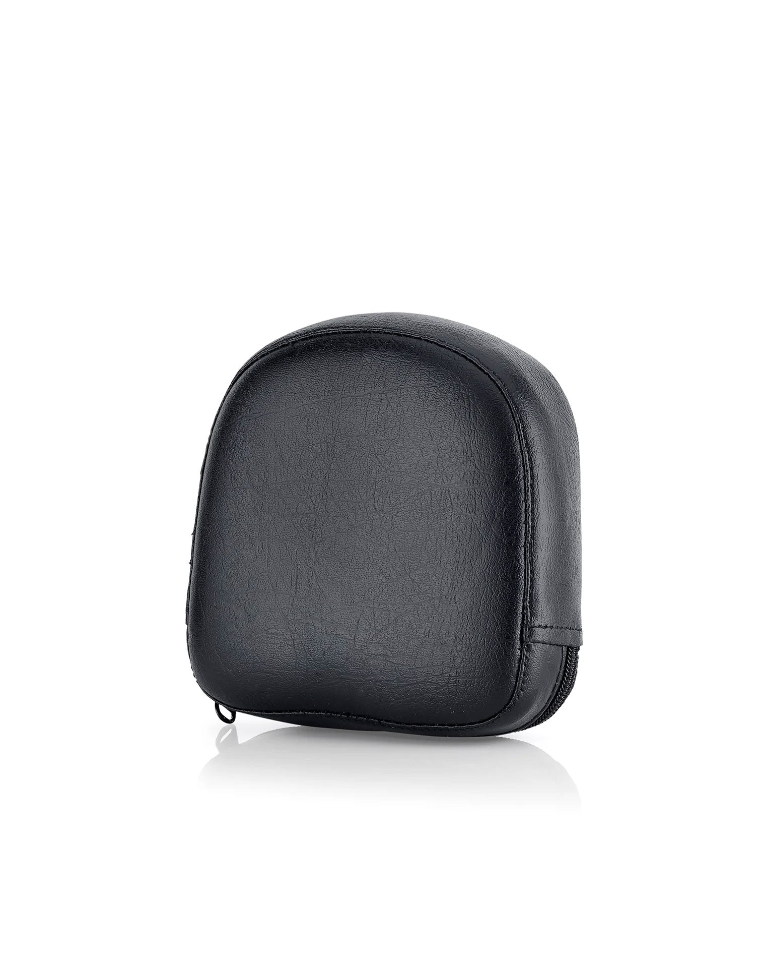 Viking Iron Born Plain Leather Short Motorcycle Backrest Pad for Harley Davidson Foldable Sissy Bar Main View