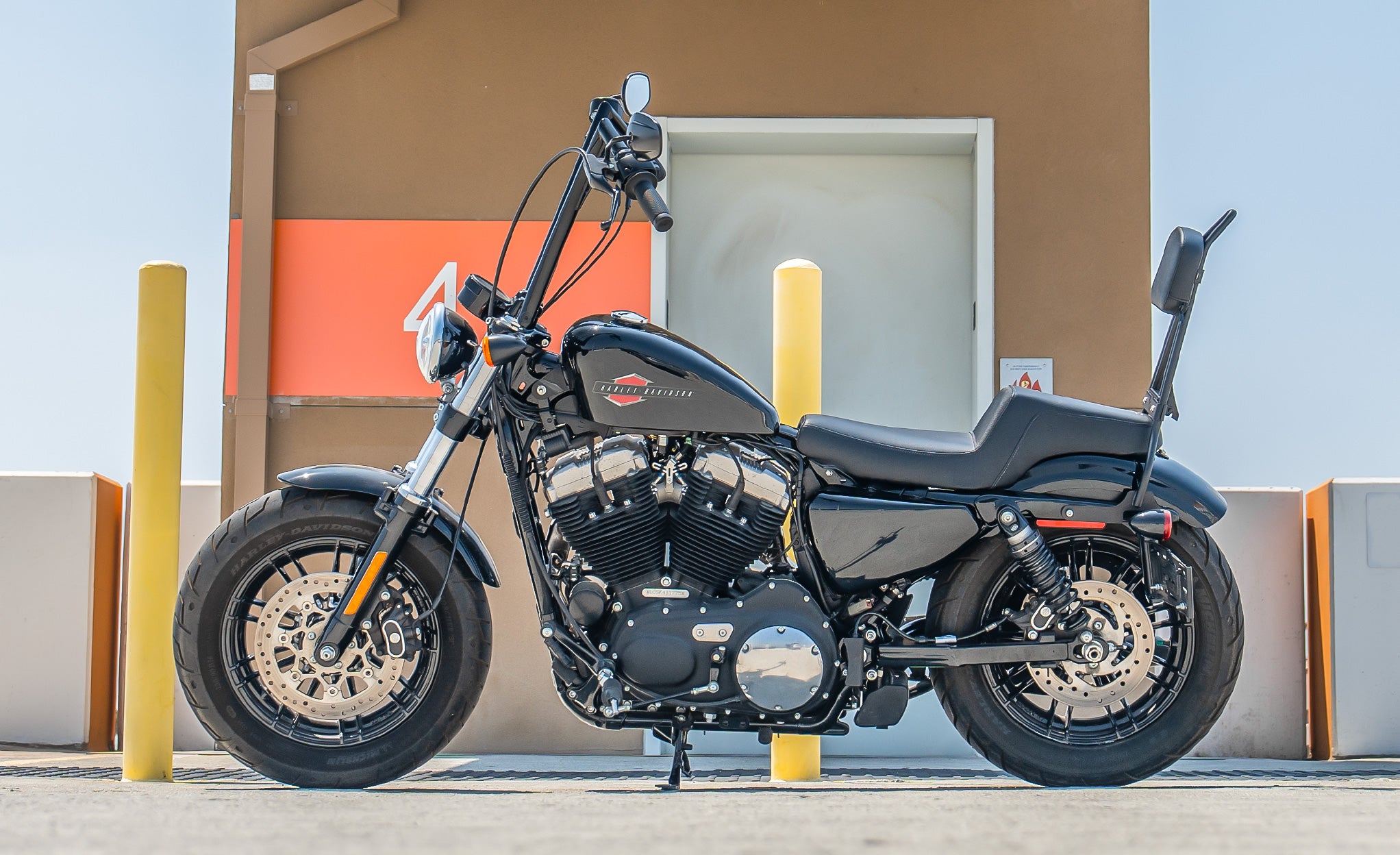 Viking Iron Born Plain Short Backrest Pad for Honda Foldable Sissy Bar @expand