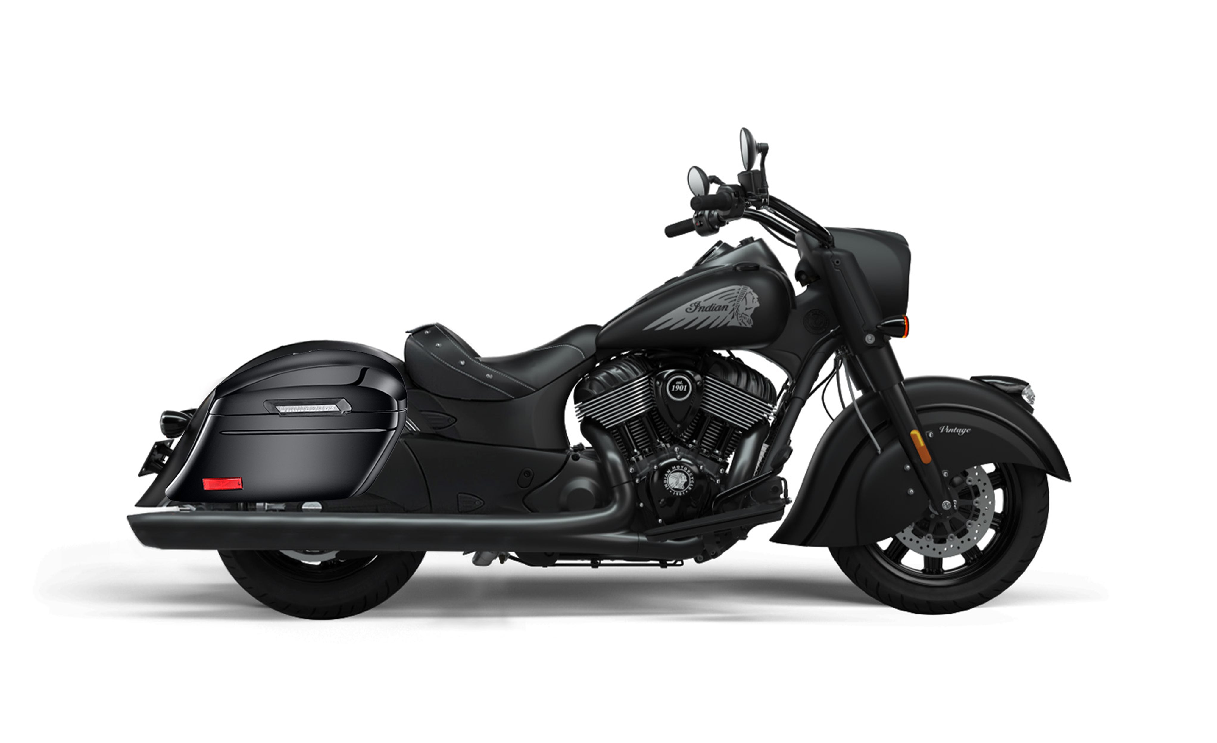 44L - Lamellar Stallion Extra Large Indian Vintage Darkhorse Painted Motorcycle Hard Saddlebags Bag on Bike @expand