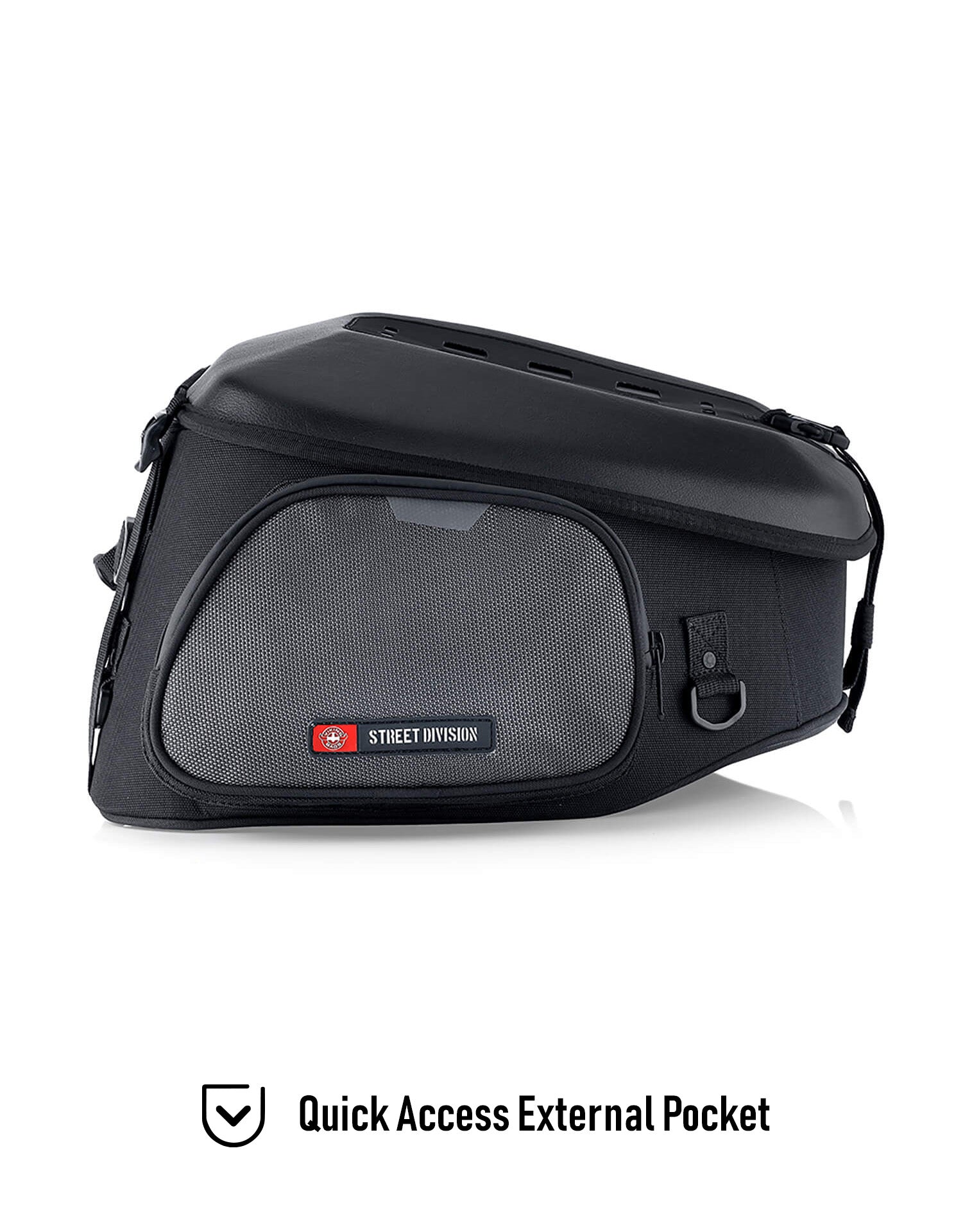 33L - Momentum Extra Large Street/Sportbike Tail Bag External Pockets
