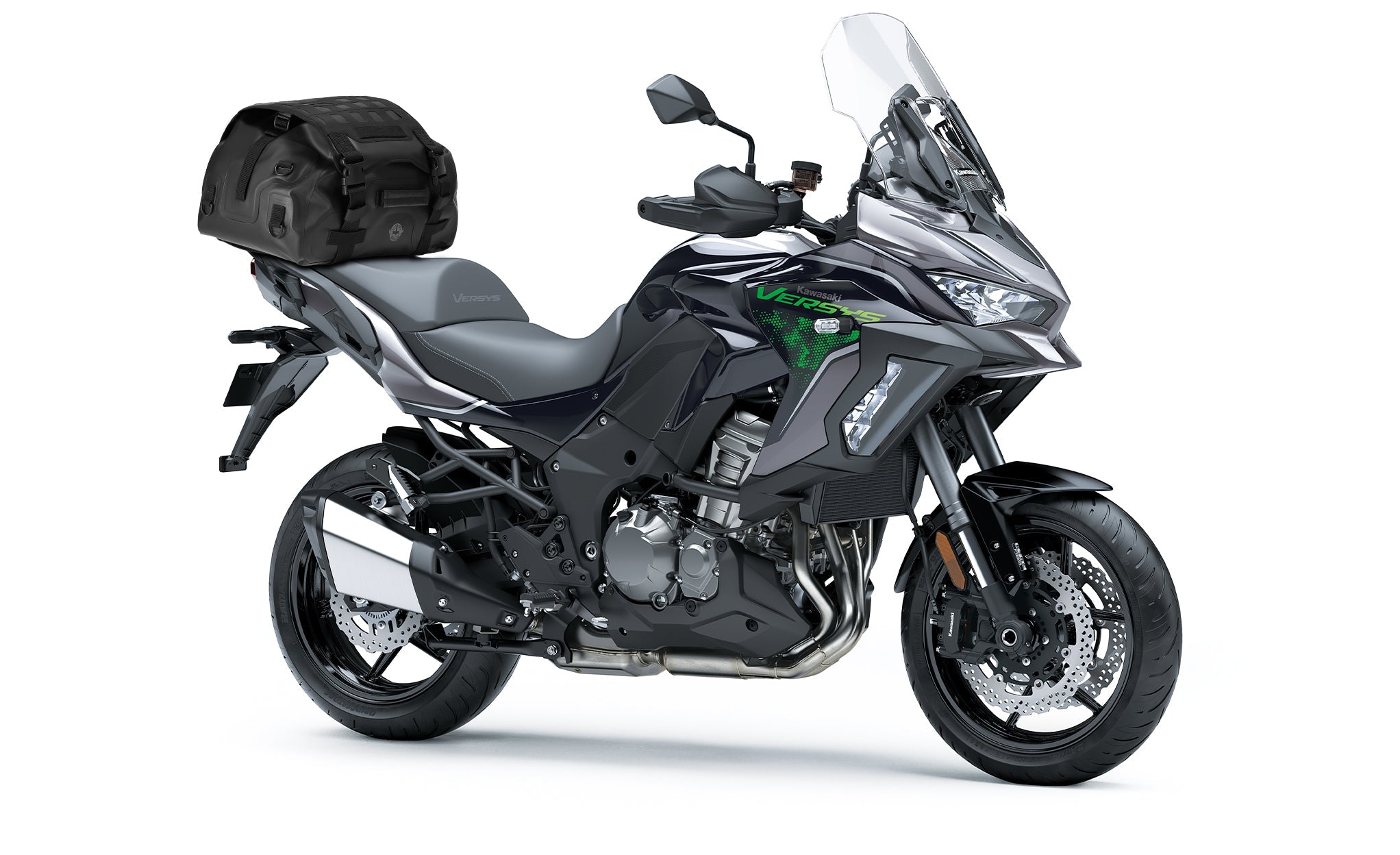 30L - Odyssey Kawasaki Adventure Touring Backpack on Bike @expand