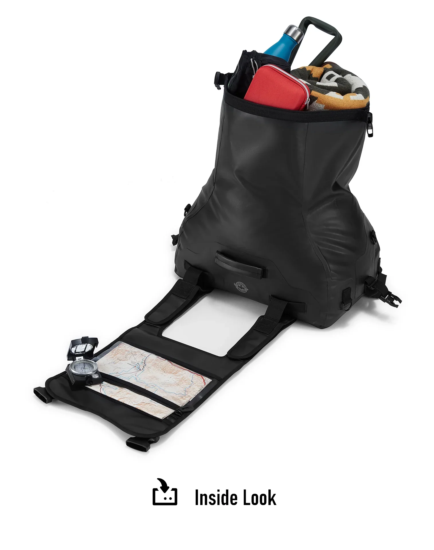 30L - Odyssey Suzuki Adventure Touring Duffel Bag Inside View