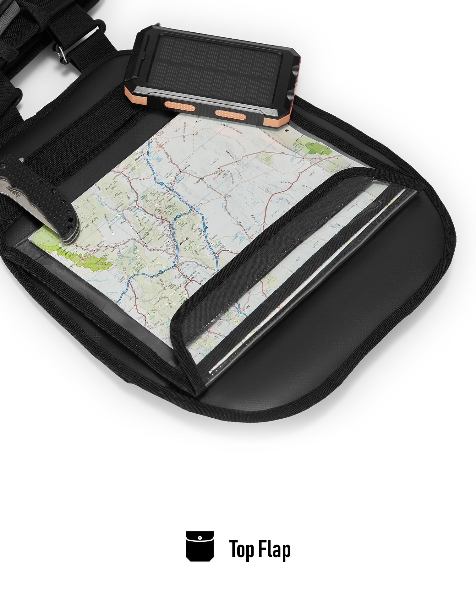 80L - Odyssey Kawasaki ADV Touring Luggage System Top Flap