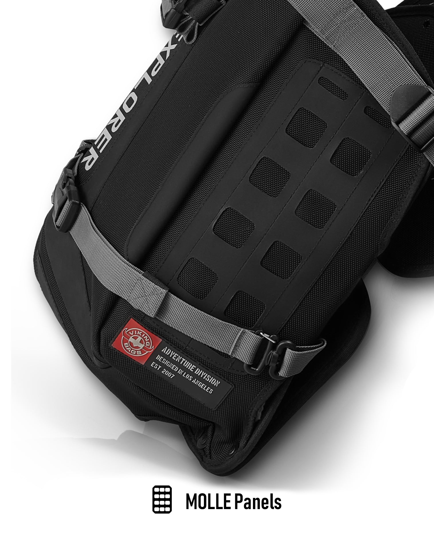 80L - Odyssey Suzuki ADV Touring Luggage System MOLLE Panels