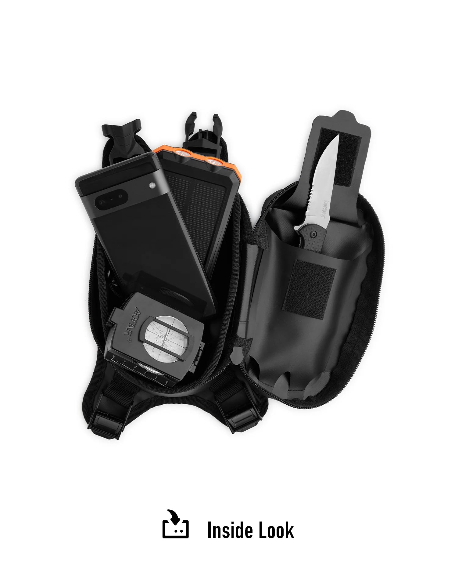 1L - Odyssey Ducati Adventure Touring Tank Bag Inside View