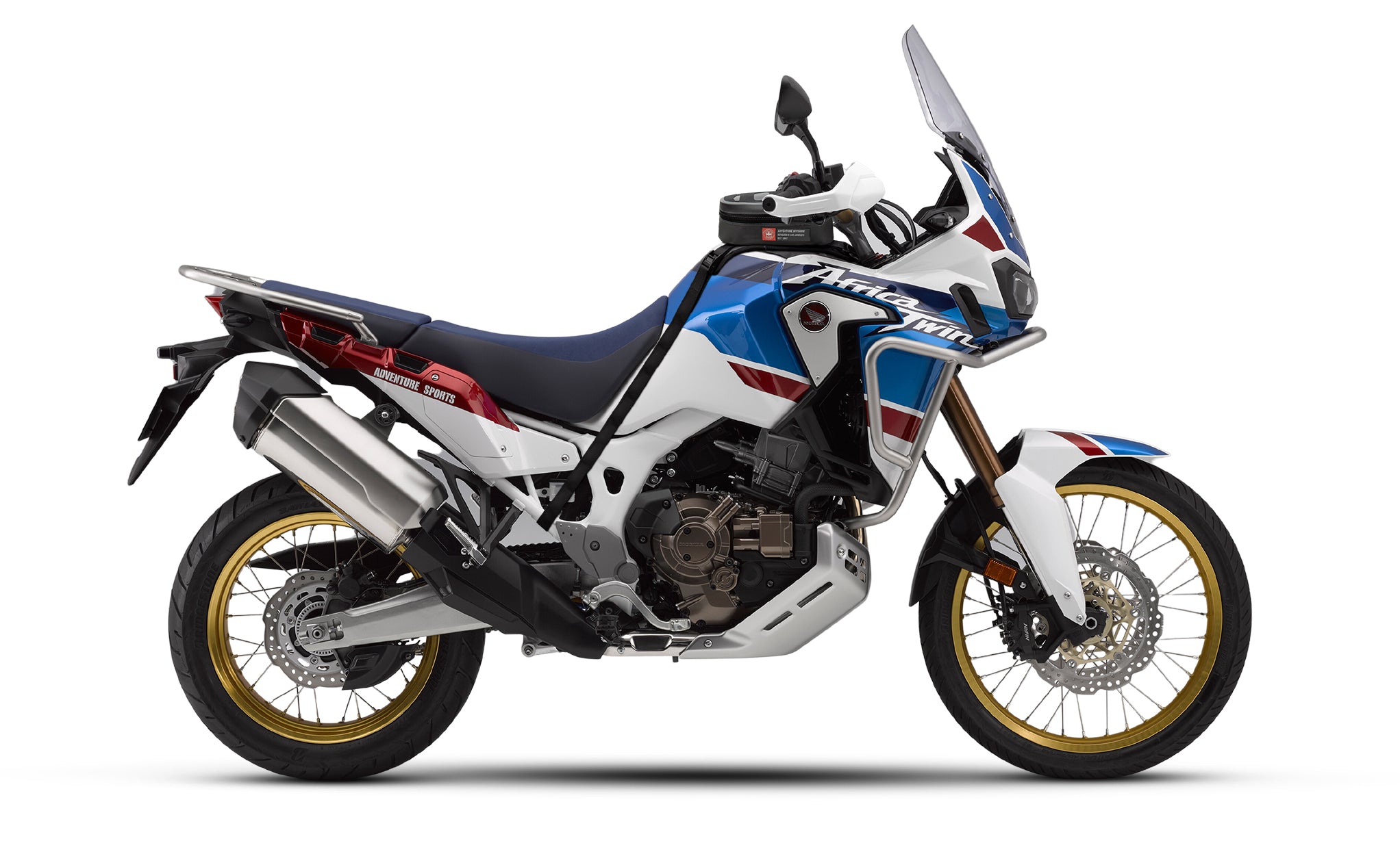 1L - Odyssey Honda Adventure Touring Tank Bag on Bike @expand